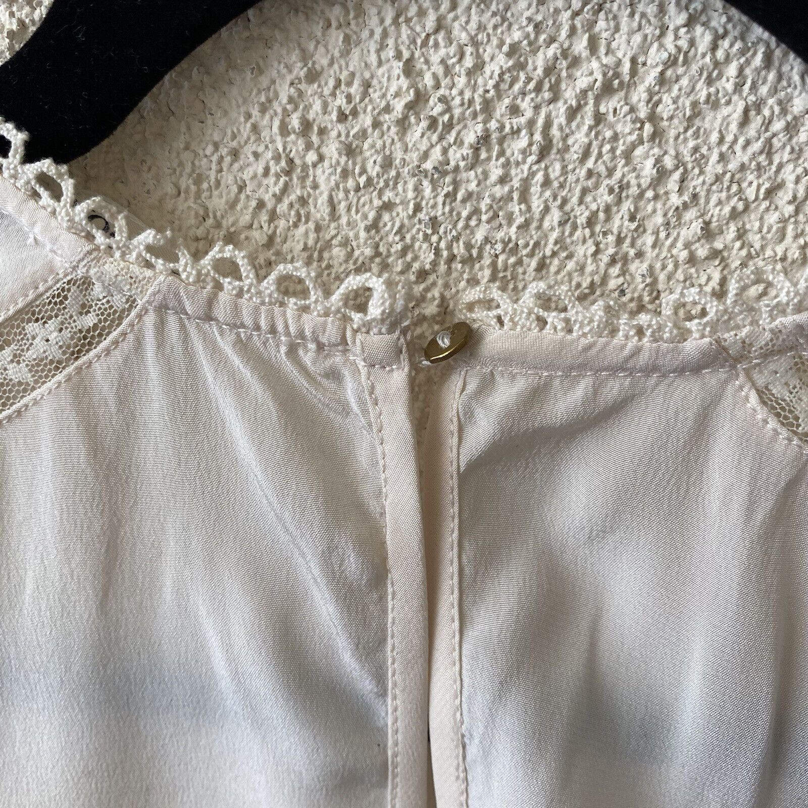 Ulla Johnson Ulla Johnson Womens Top White Ivory Sheer Lace Trim 100% Sil Size XS / US 0-2 / IT 36-38 - 10 Thumbnail