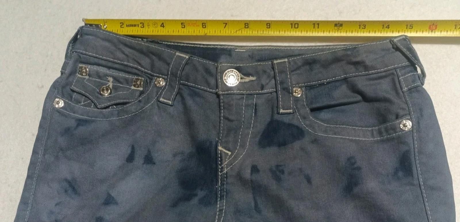 True Religion True Religion Women’s 29 Capri Jeans Distressed Denim Ripped Size 29" - 5 Thumbnail