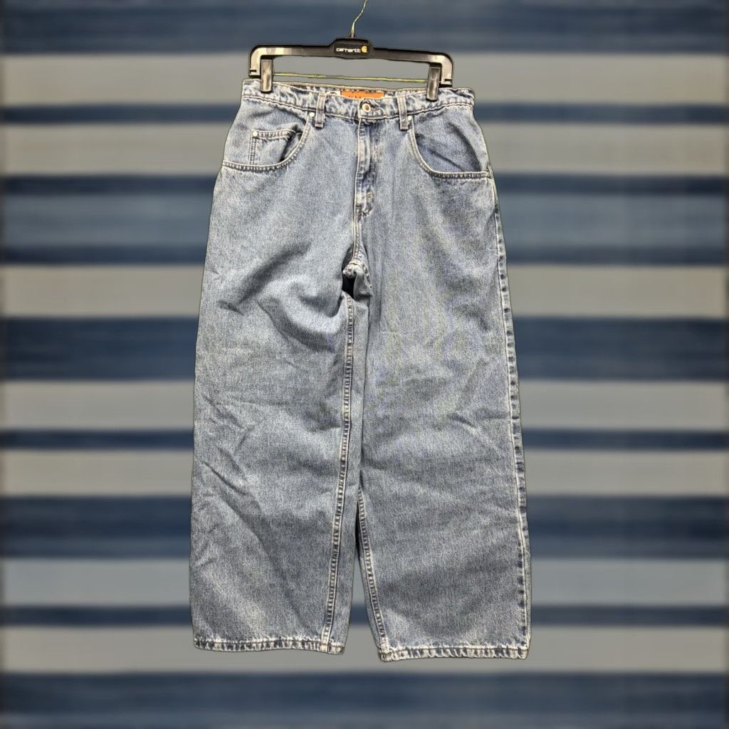 Levi's VINTAGE Levi's Silvertab MASSIVE Jeans Mens 31x30 Baggy 90s Wide Leg Y2K Skater Size US 31 - 1 Thumbnail
