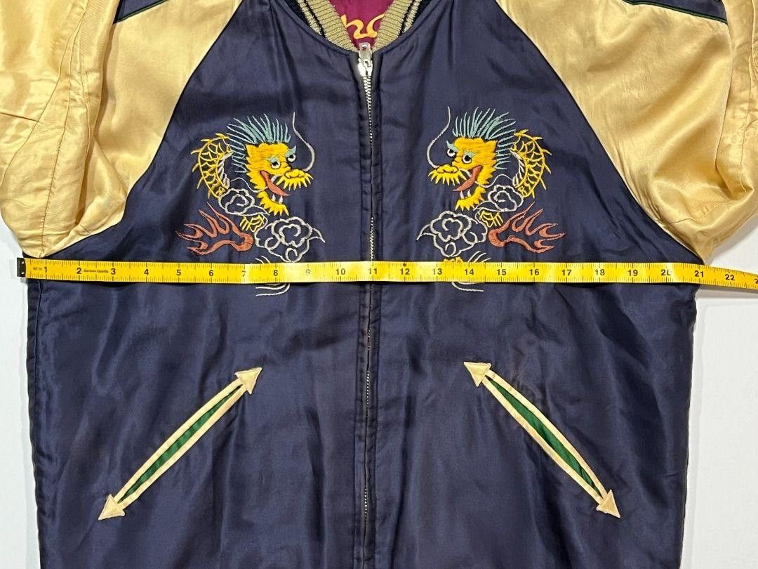 Tailor Toyo Tailor Toyo 2009 Sukajan Jacket Dragon x Pagoda T11696-170 Size US M / EU 48-50 / 2 - 8 Thumbnail
