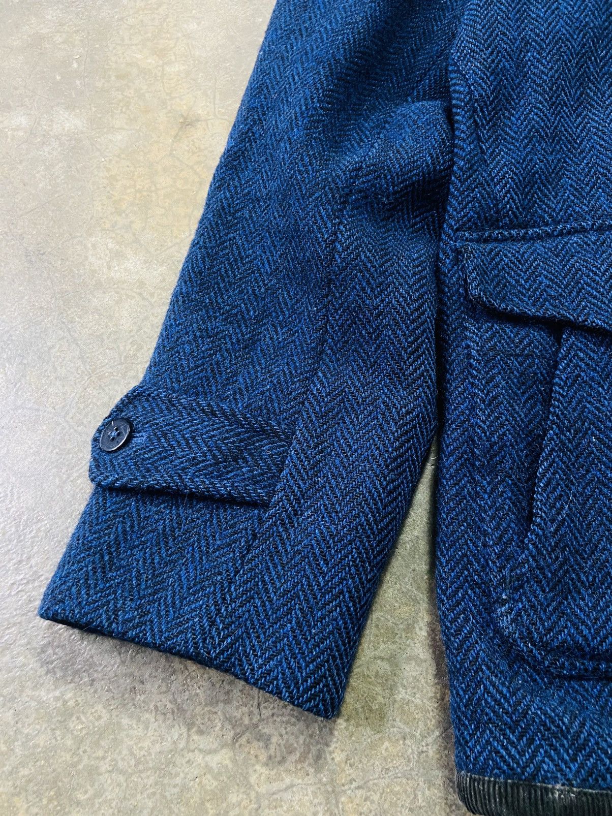 Harris Tweed Harris Tweed X United Arrow Hoodie Wool Jacket Size US L / EU 52-54 / 3 - 6 Thumbnail
