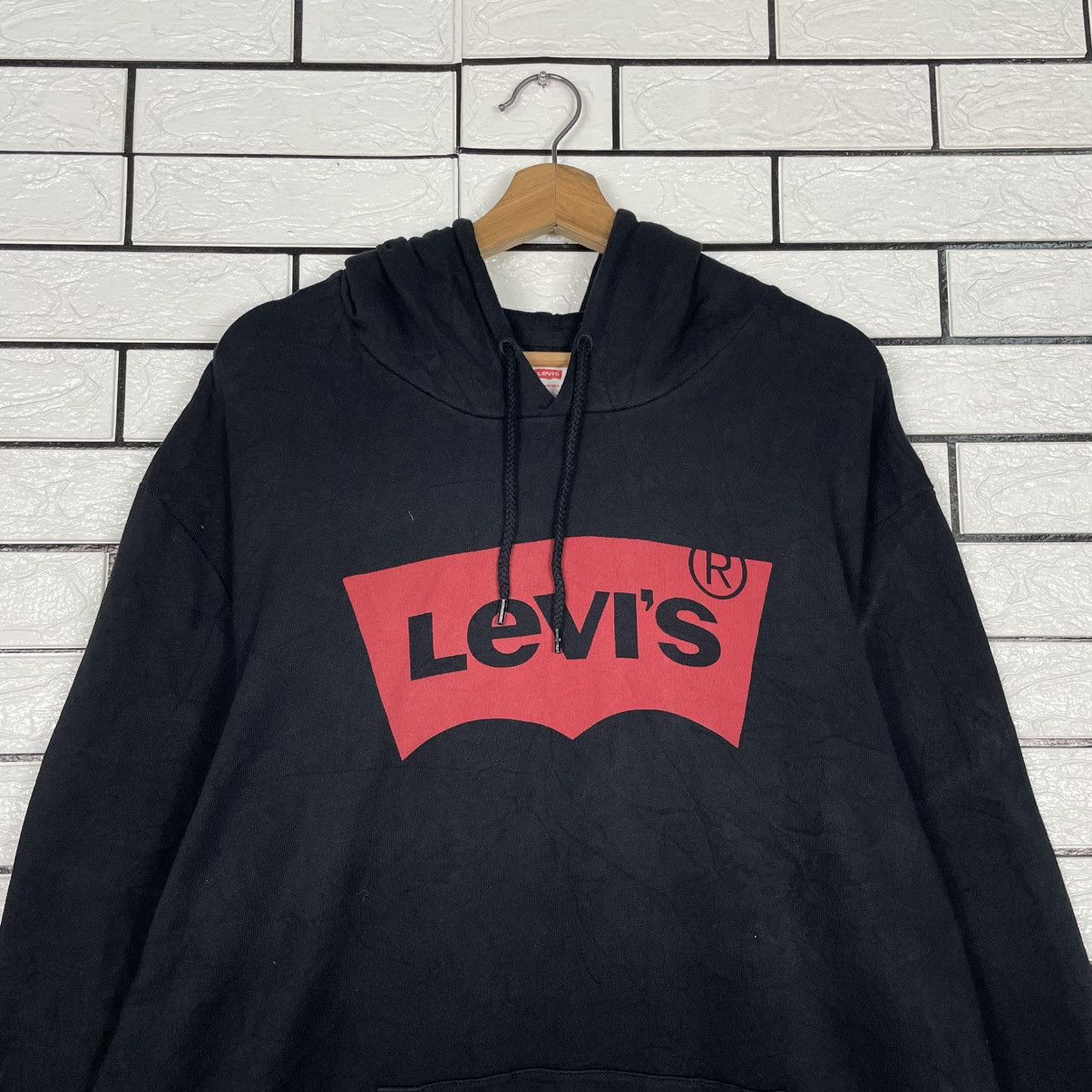 Levi's Levis Big Logo Pullover Hoodie Size US XL / EU 56 / 4 - 10 Thumbnail
