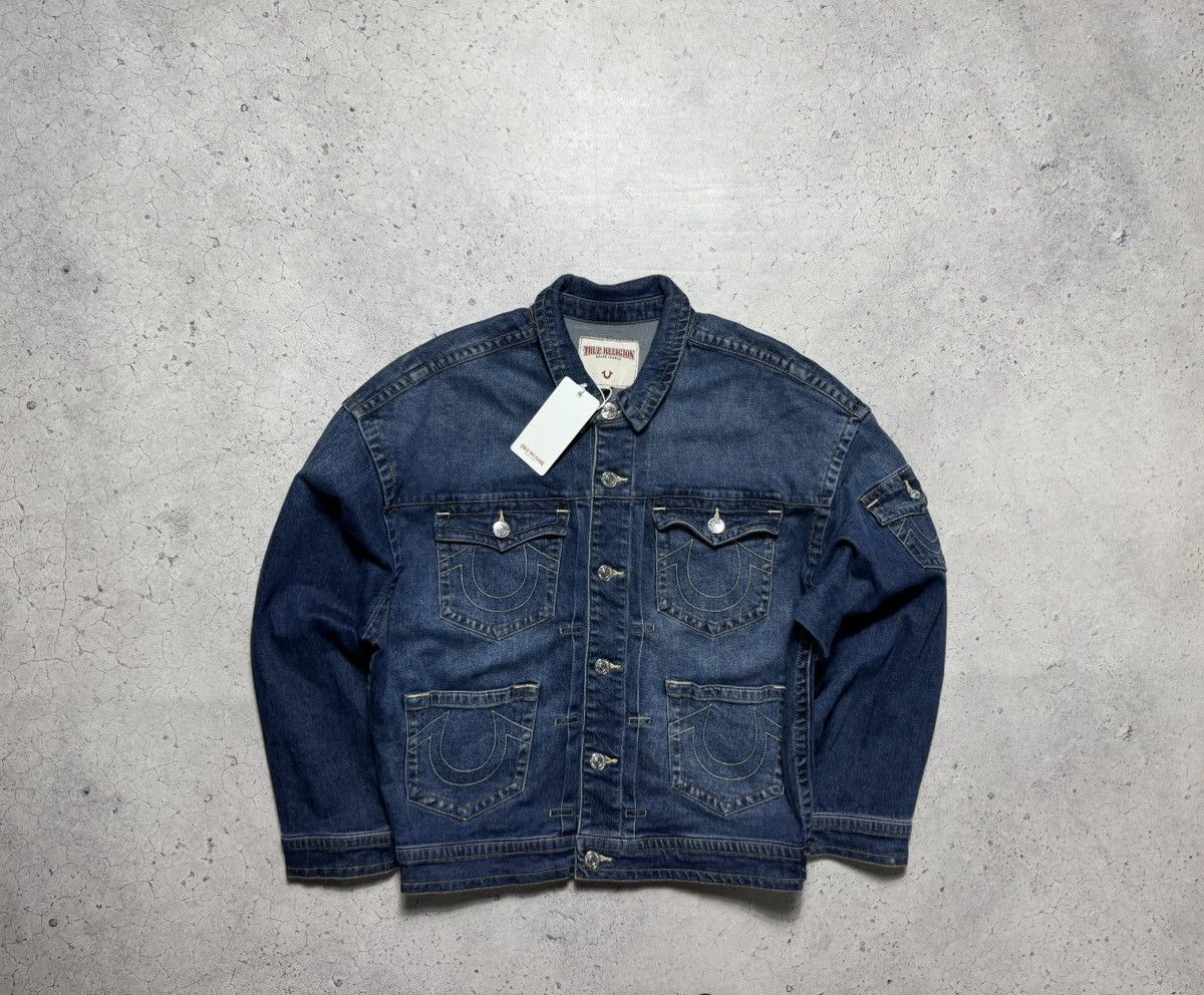 True Religion True Religion New Vintage Denim Jacket Size S Multi Logo Size US S / EU 44-46 / 1 - 1 Thumbnail