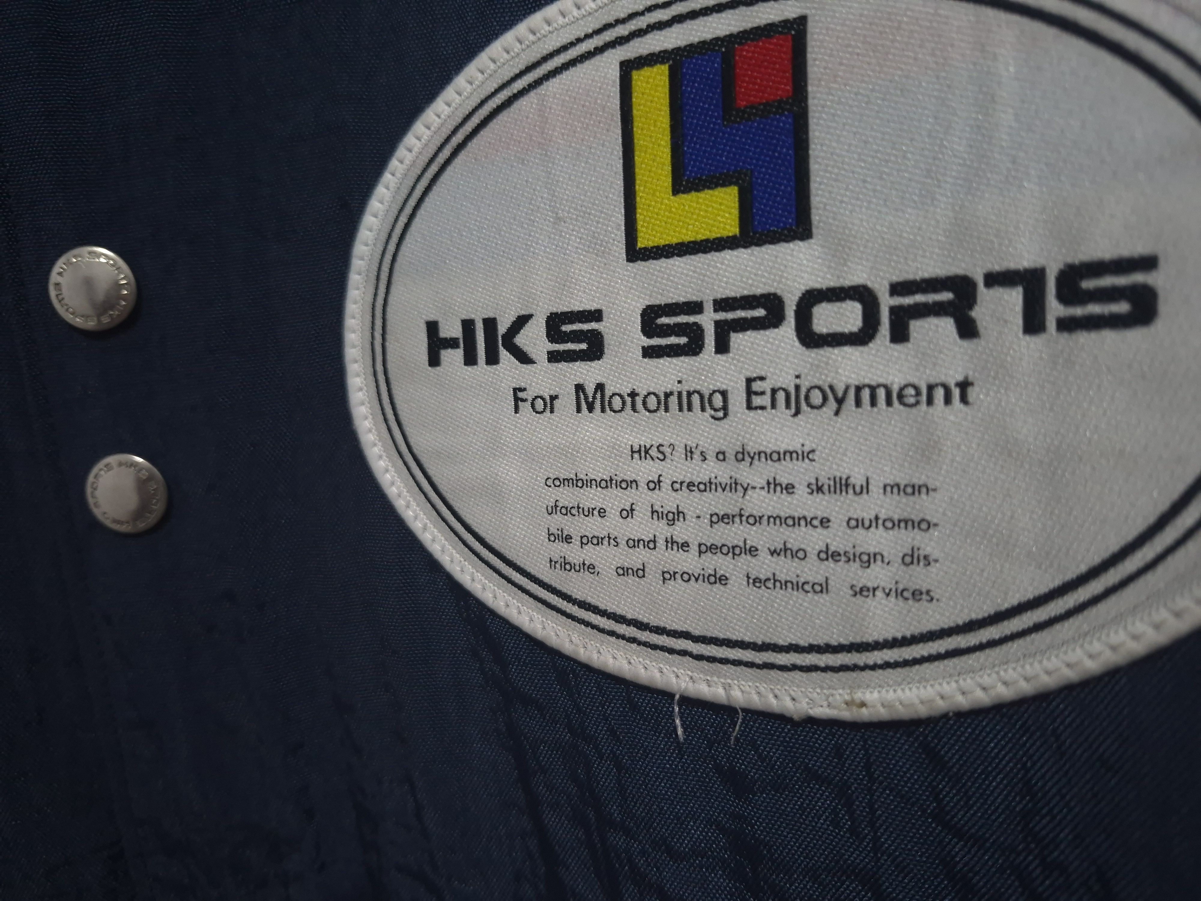 Sports Specialties VINTAGE RACING JACKET 90s HKS SPORTS JDM Size US L / EU 52-54 / 3 - 3 Thumbnail
