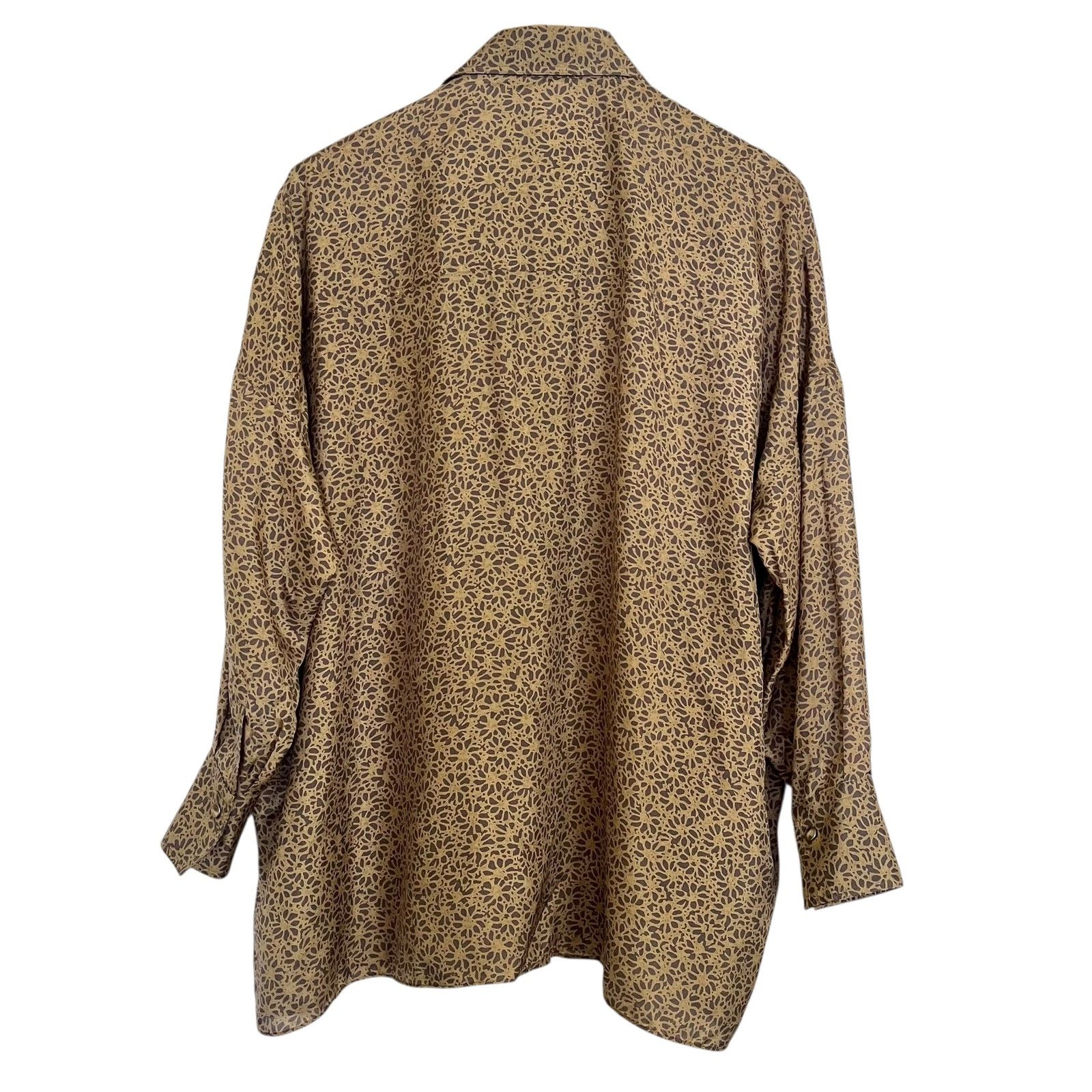Brunello Cucinelli NWT Brunello Cucinelli Silk Pongee Floral Print Womens Shirt Size XS / US 0-2 / IT 36-38 - 3 Thumbnail