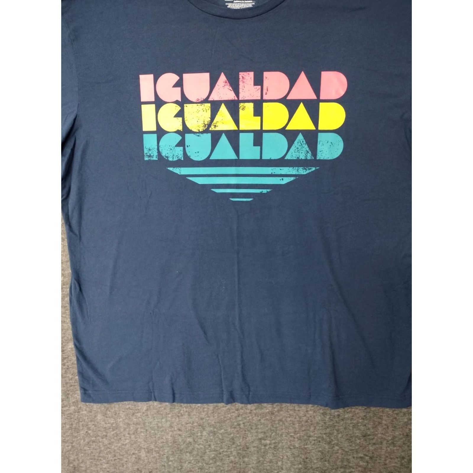 Vintage #takepride Adult IgualDaD Equality T-Shirt Blue XL Size US XL / EU 56 / 4 - 4 Thumbnail