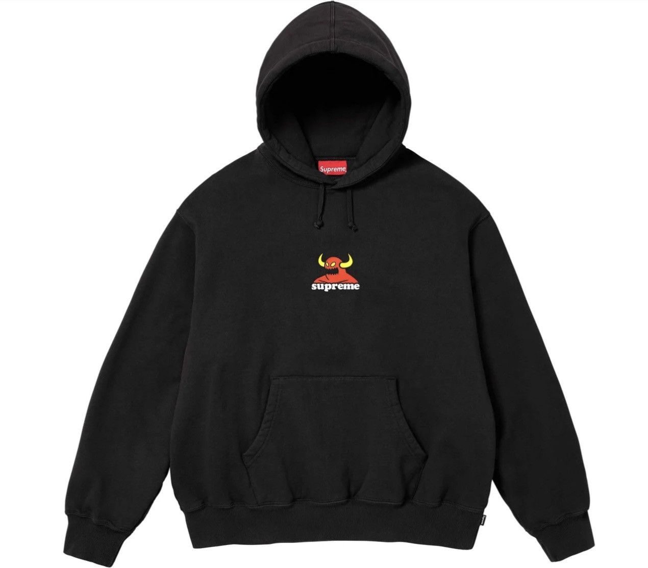 image of Supreme x Toy Machine Hoodie in Black, Men's (Size Small)