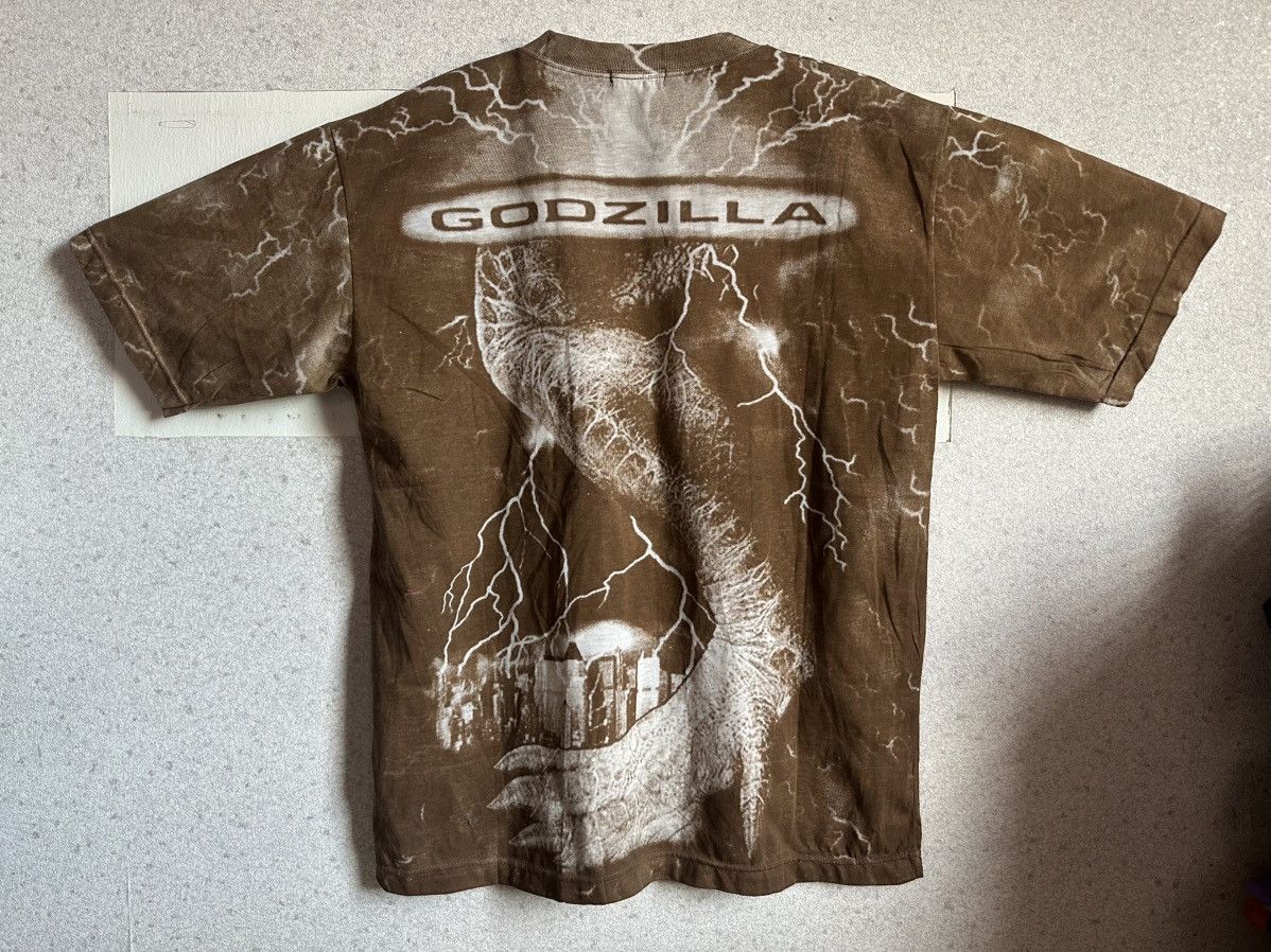 Vintage Vintage 90s Godzilla The Movie promo BPT01 Size US L / EU 52-54 / 3 - 4 Thumbnail