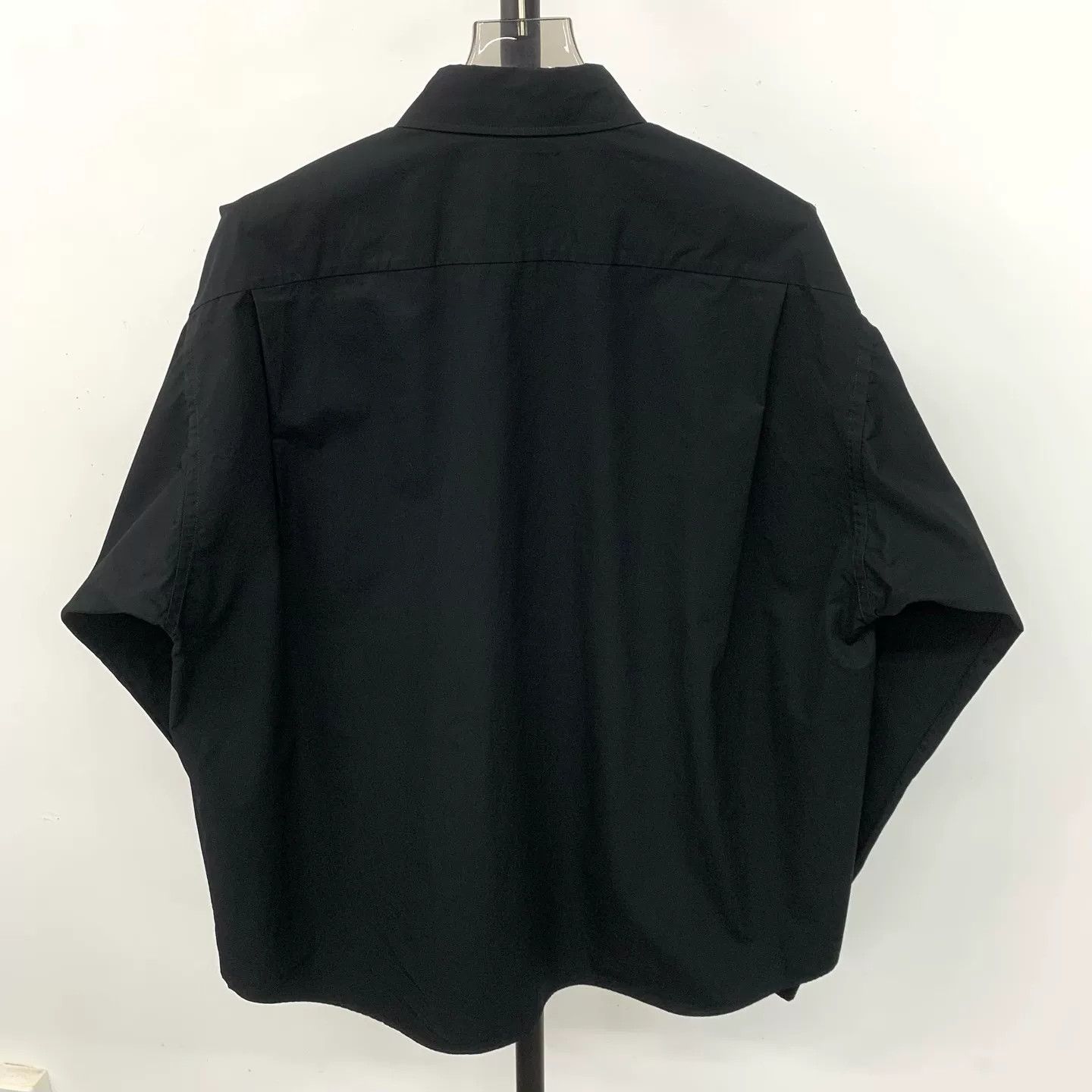 Balenciaga balenciaga black long sleeve button-up shirt Size US M / EU 48-50 / 2 - 2 Thumbnail