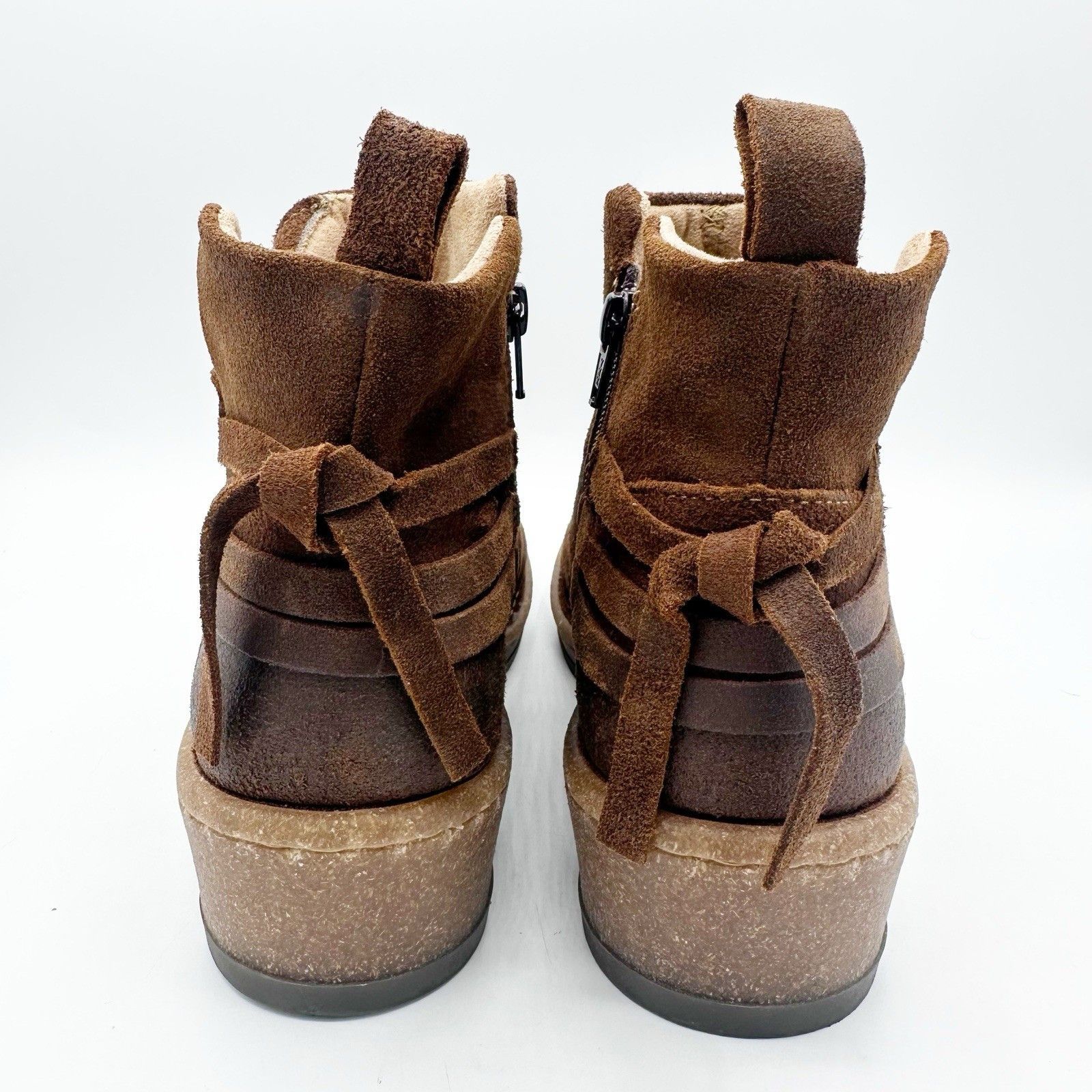 Born Born Vaughn Boots Women's Sz 10 Brown Leather Ankle Booties Size US 10 / IT 40 - 7 Thumbnail