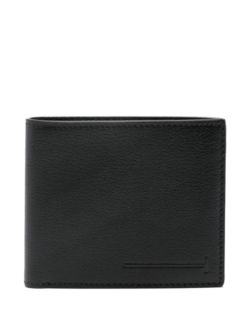 Tom Ford SUPPLE GRAIN LEATHER ELONGATED T LINE CLASSIC BIFOLD WALLET Size ONE SIZE - 1 Thumbnail