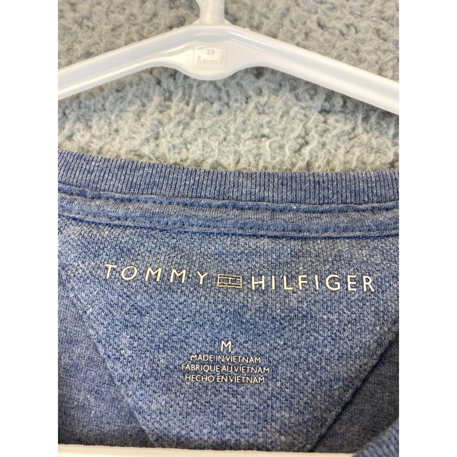 Tommy Hilfiger Tommy Hilfiger Men's T-Shirt Short Sleeve Crew-Neck Light Blue Tee 61-16 M Size US M / EU 48-50 / 2 - 3 Thumbnail