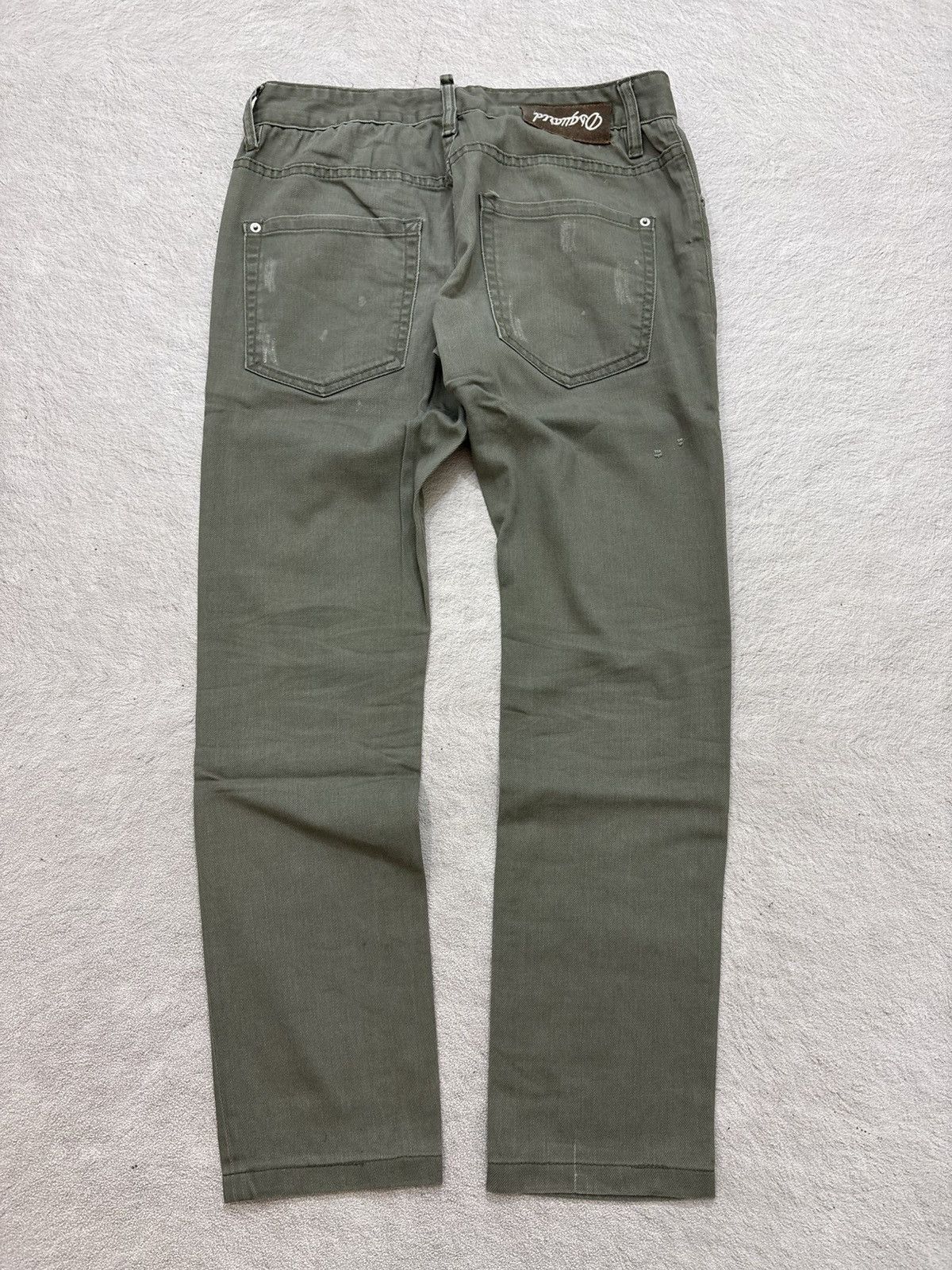 Helmut Lang 2000s Dsquared distressed denim pants y2k style Size US 30 / EU 46 - 6 Thumbnail