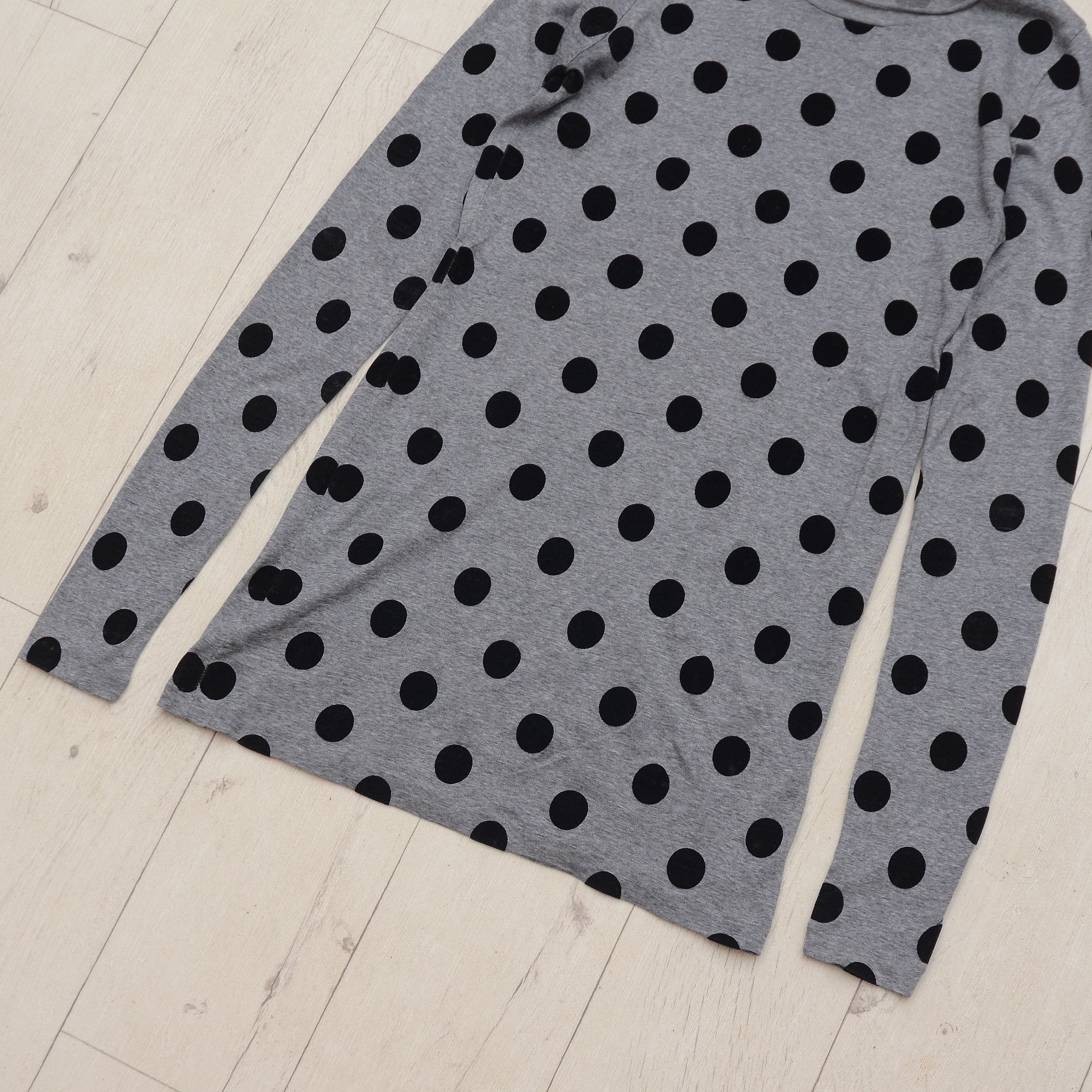Other IL POIS forte_forte T-Shirt 100% Wool Black Chic Polka Dot Size M / US 6-8 / IT 42-44 - 3 Thumbnail