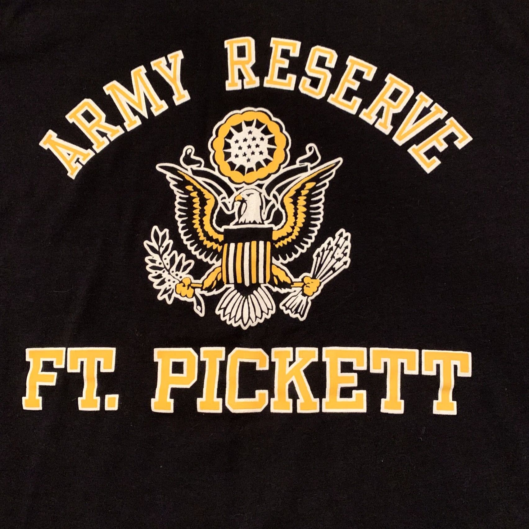 Vintage VINTAGE Army T-Shirt Black Size M Single Stitch Fort Pickett Virginia Mens Size US M / EU 48-50 / 2 - 2 Thumbnail