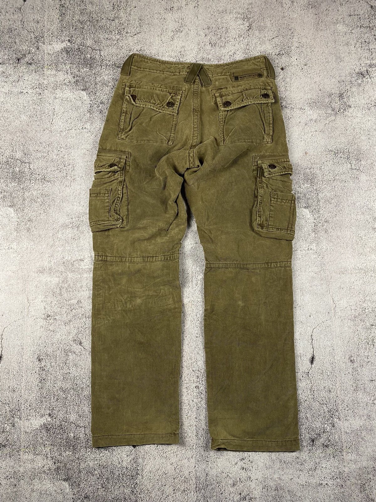 Japanese Brand Vintage Y2k Timezone Cargo Velvet pants Size US 30 / EU 46 - 8 Thumbnail