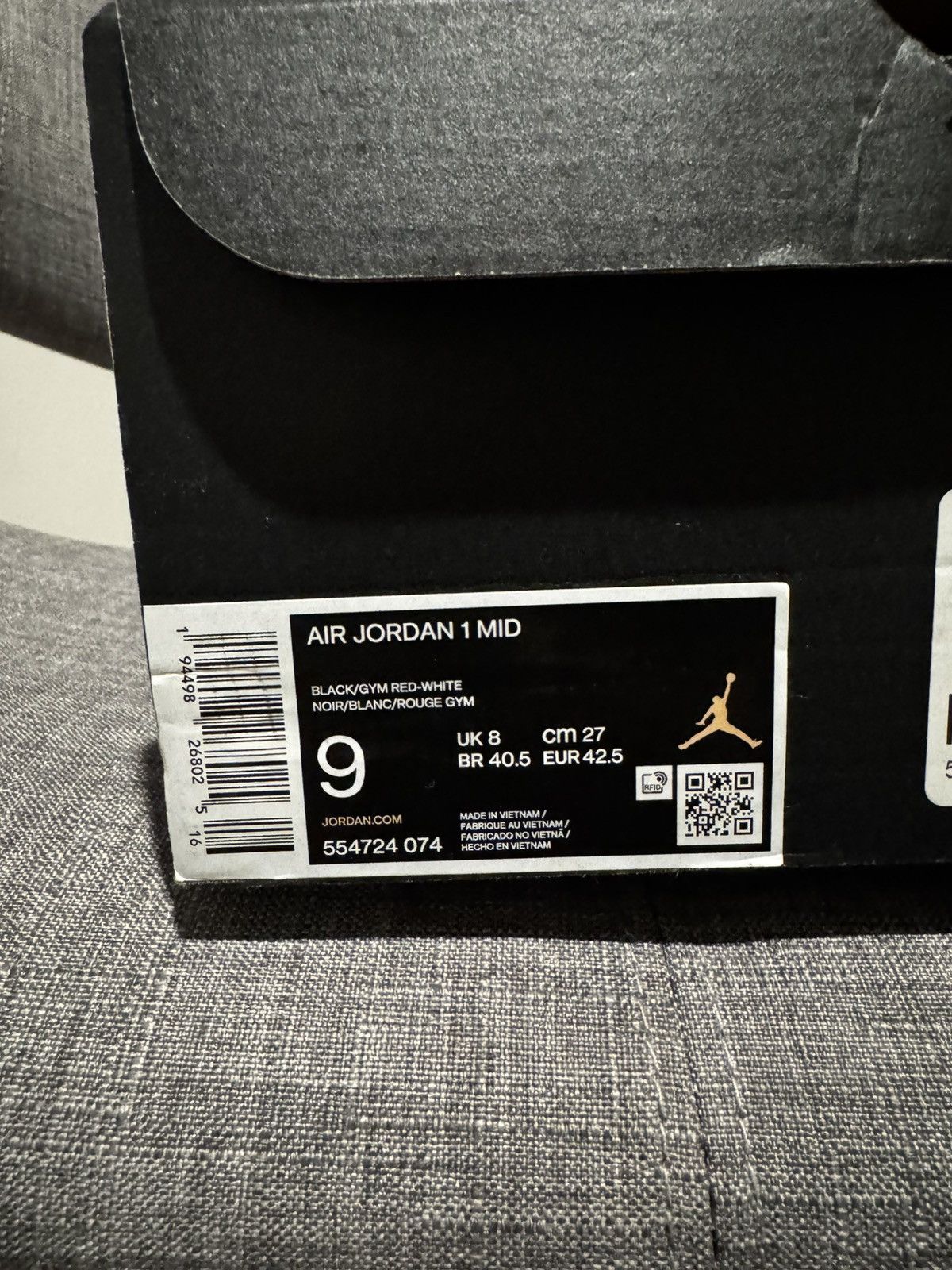 Jordan Brand Air Jordan 1 Mid Size US 9 / EU 42 - 5 Thumbnail