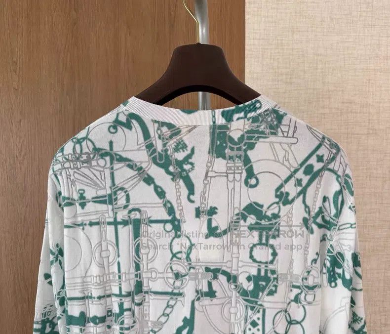 Hermes Hermes Short Sleeve Knit T-Shirt Size US M / EU 48-50 / 2 - 8 Thumbnail