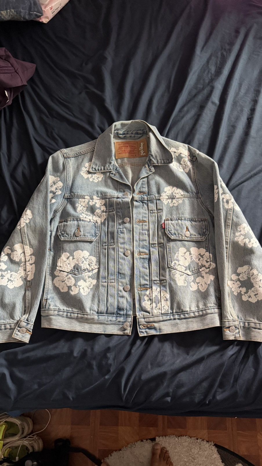 DENIM TEARS DENIM TEARS X LEVIS COTTON WREATH JEAN JACKET Size US S / EU 44-46 / 1 - 2 Thumbnail
