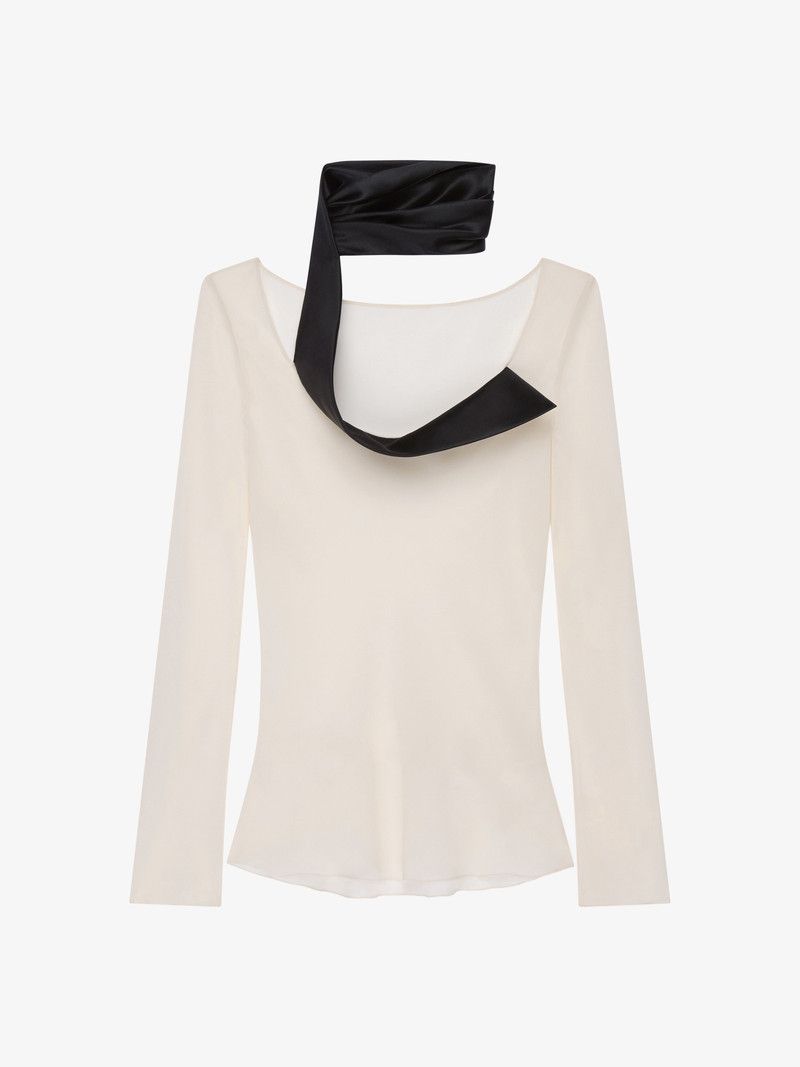 Givenchy o1w1db10126 Tops in White and black Size XS / US 0-2 / IT 36-38 - 1 Thumbnail