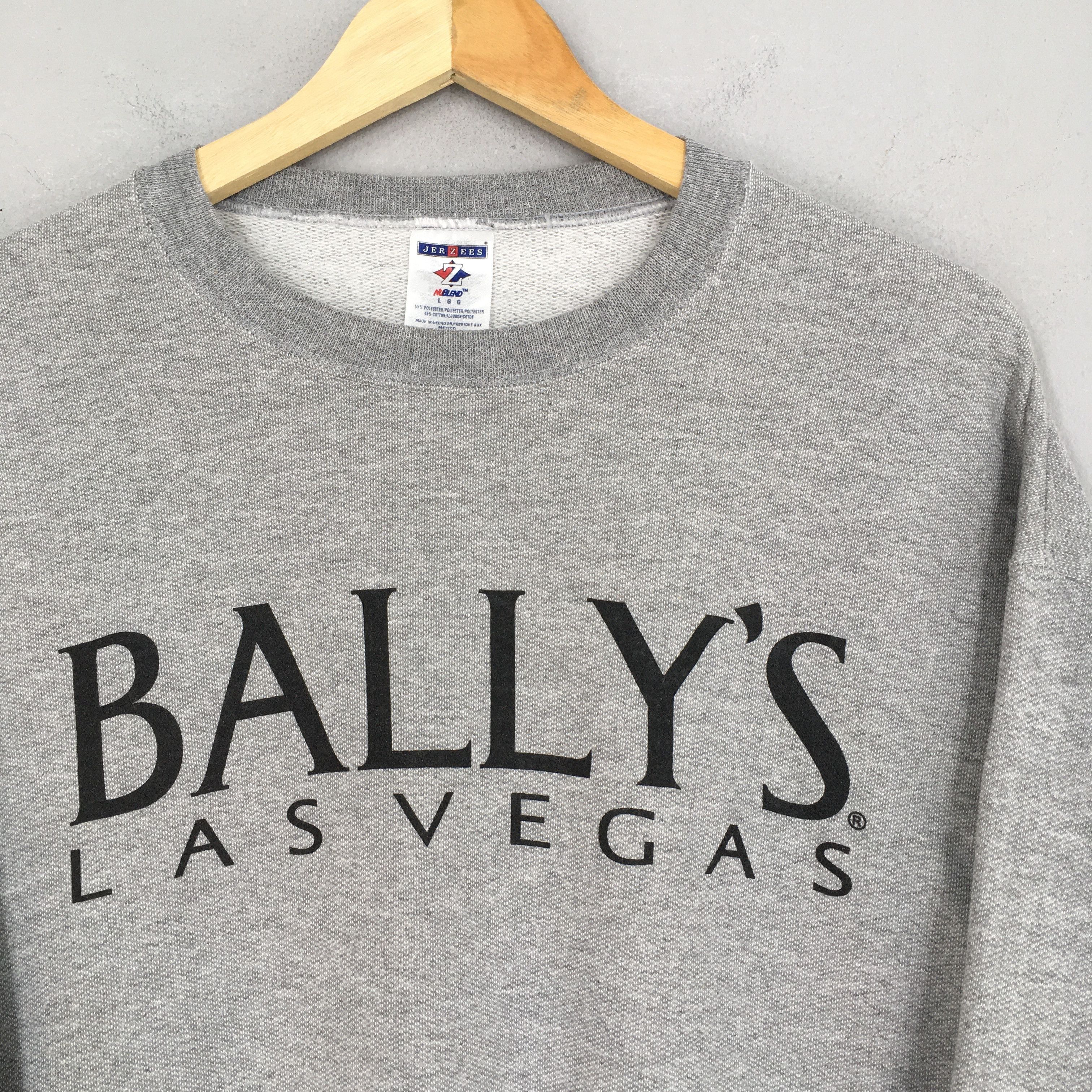 Vintage Vintage Y2K Bally's Las Vegas Usa Gray Sweatshirt Large Size US L / EU 52-54 / 3 - 2 Thumbnail