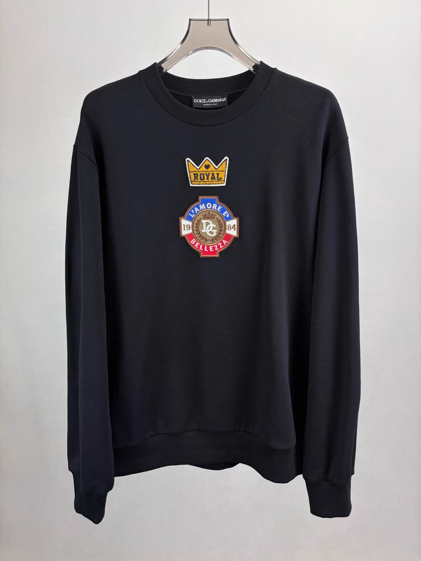 Dolce & Gabbana Dolce & Gabbana Crown Logo Wool Top K1 Size US L / EU 52-54 / 3 - 1 Thumbnail