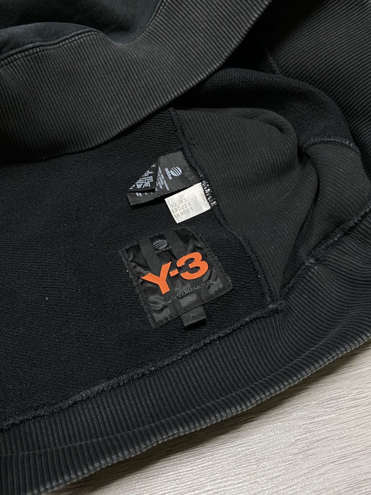 Yohji Yamamoto Y-3 Yohji Yamamoto x Adidas vintage big logo sweatshirt Size US M / EU 48-50 / 2 - 4 Thumbnail