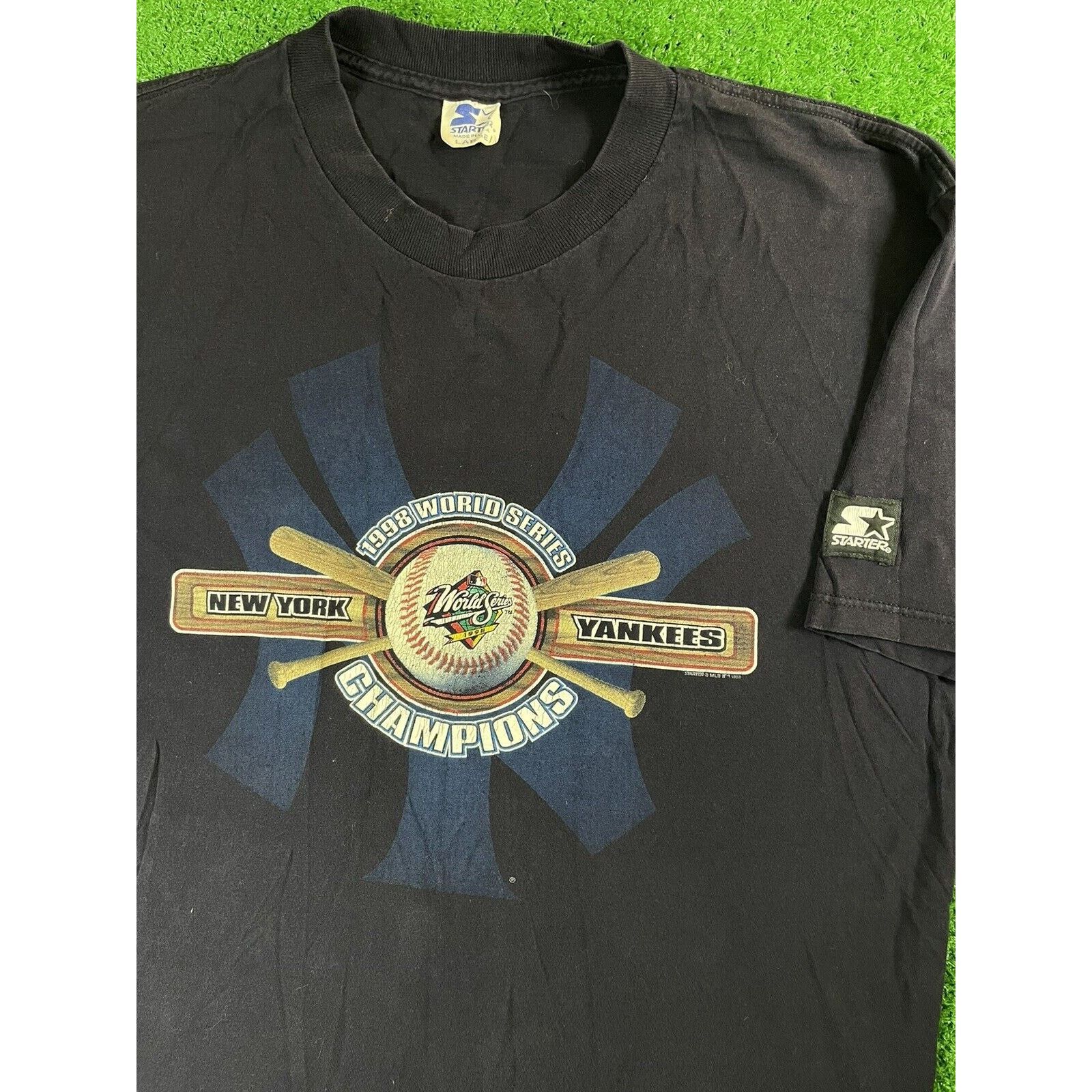 Starter Vintage Starter New York Yankees Champions Large Shirt USA Size US L / EU 52-54 / 3 - 1 Thumbnail