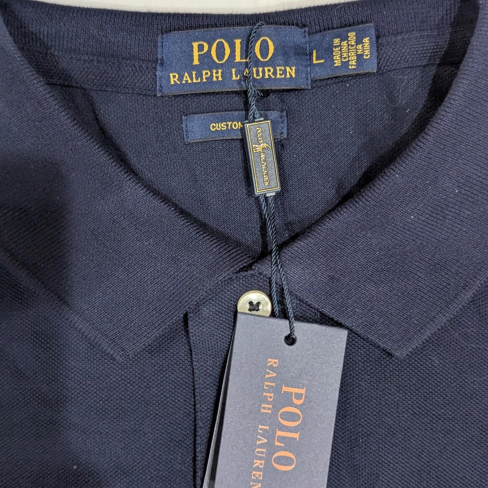 Polo Ralph Lauren Polo Ralph Lauren Custom Fit Polo Shirt Royal Blue Size L Size US L / EU 52-54 / 3 - 4 Thumbnail