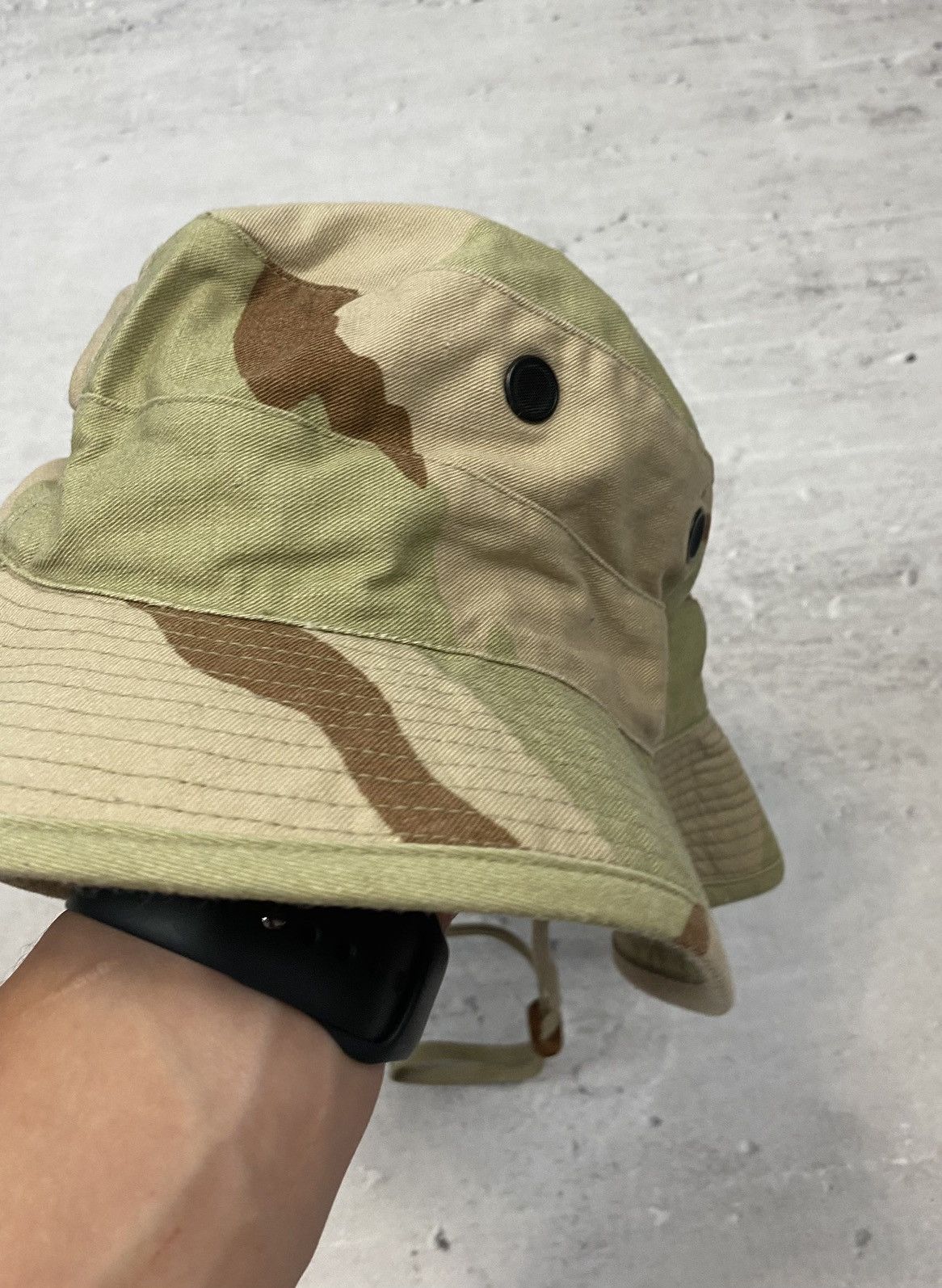 Vintage Vintage US Army Camo Hat Size ONE SIZE - 3 Thumbnail