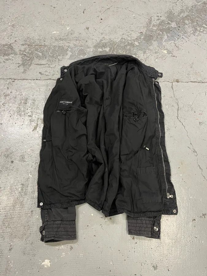 Dolce & Gabbana SS2004 Dolce & Gabbana Spatial Black Lined Jacket Size US M / EU 48-50 / 2 - 8 Thumbnail