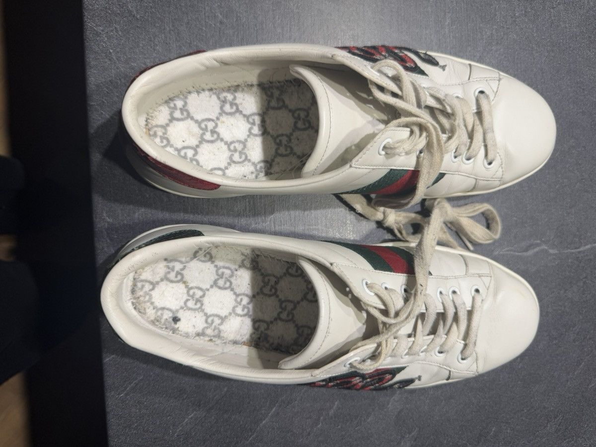 Designer × Gucci Gucci Ace Snake Sneakers Size US 10 / EU 43 - 12 Thumbnail