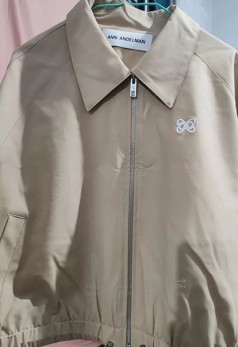 Ann Demeulemeester Ann Demeulemeester Khaki Long-Sleeve Zip-Up Jacket, Loose Size S / US 4 / IT 40 - 2 Thumbnail