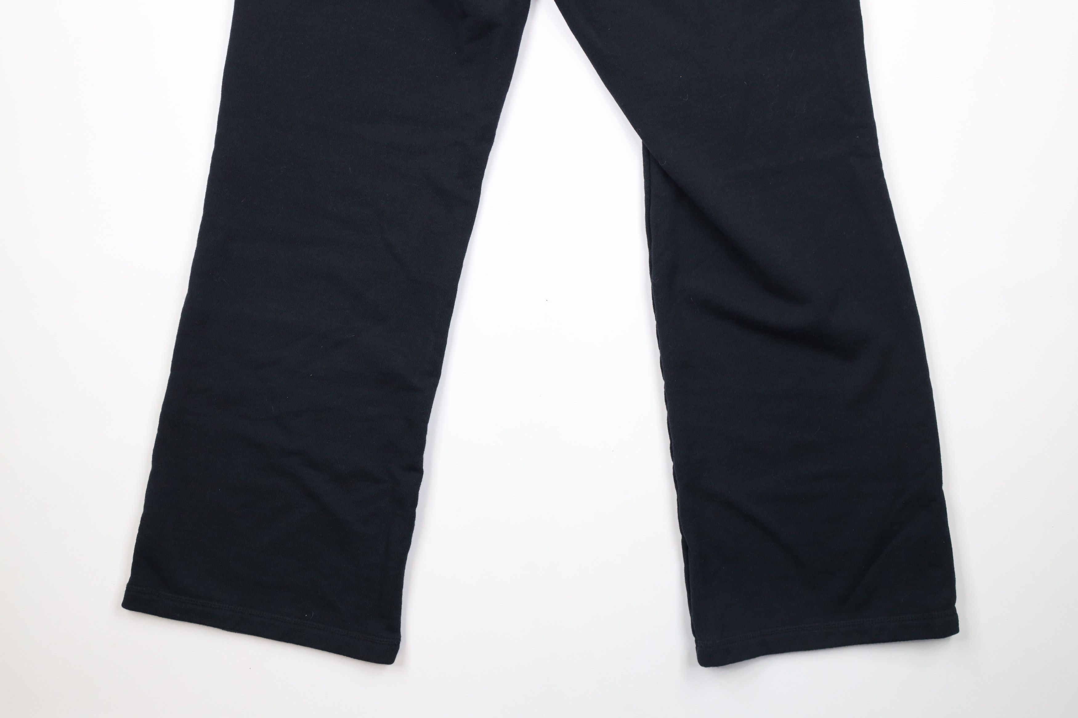 Nike × Vintage Vintage Y2K Nike Out Knit Wide Leg Flared Sweatpants Black Size 38" / US 16 / IT 52 - 11 Thumbnail