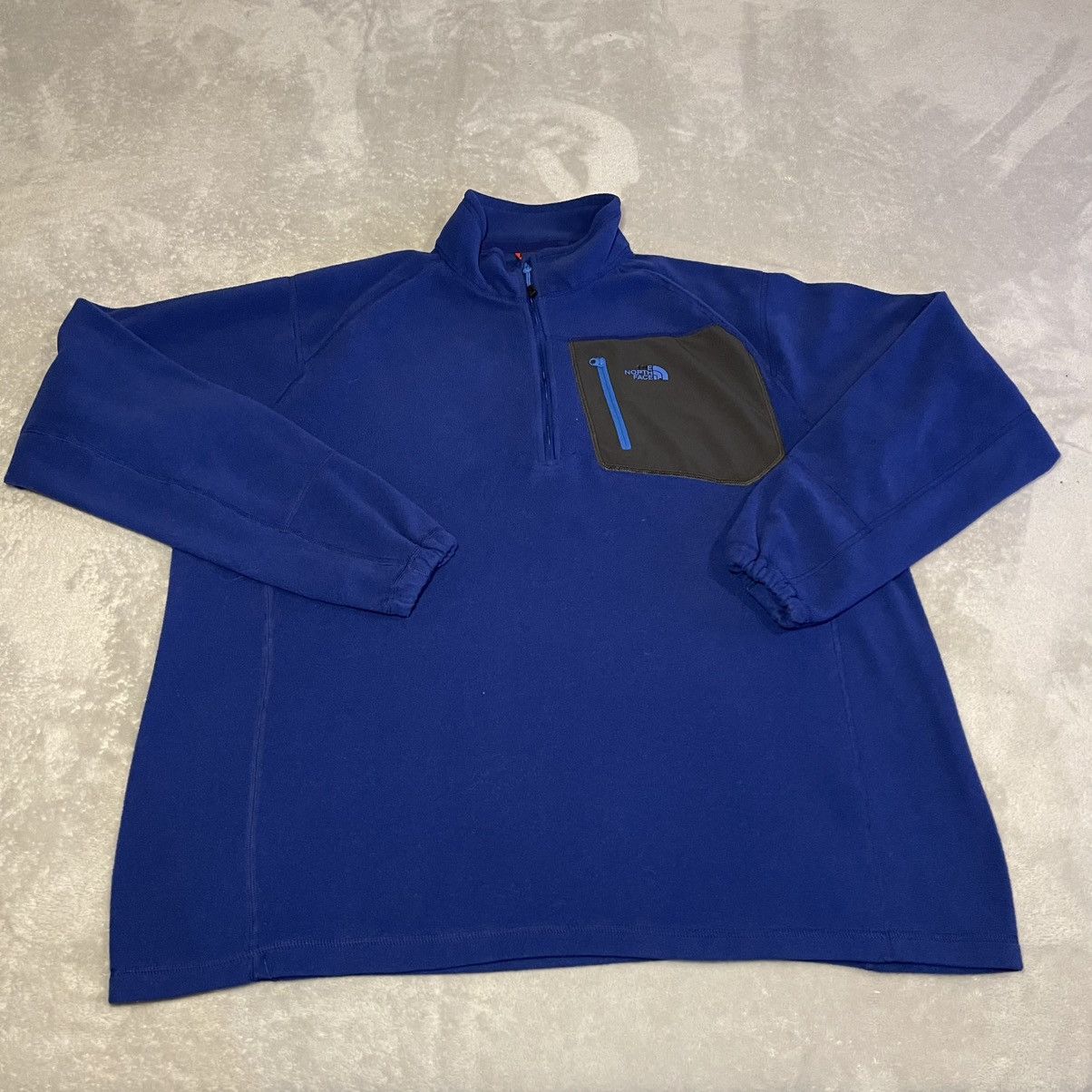 The North Face The North Face Mens XL Blue TKA 100 Fleece 1/4 Zip Jacket Size US XL / EU 56 / 4 - 1 Thumbnail
