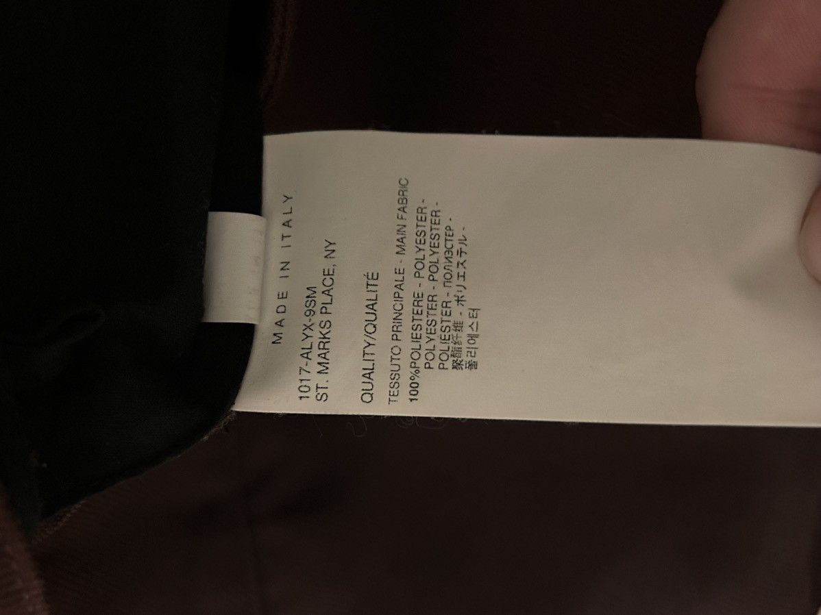 1017 ALYX 9SM Alyx “Burgundy Tailoring Work Cargo Pants” Size US 31 - 6 Thumbnail