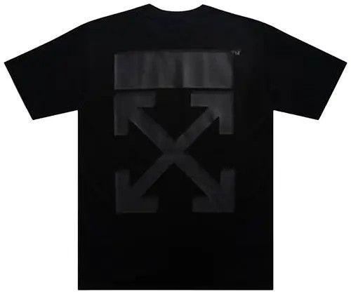 Off-White o1mle0425 Rubber Arrow Reg T-Shirt in Black Size XXS / US 00 / IT 34 - 2 Thumbnail