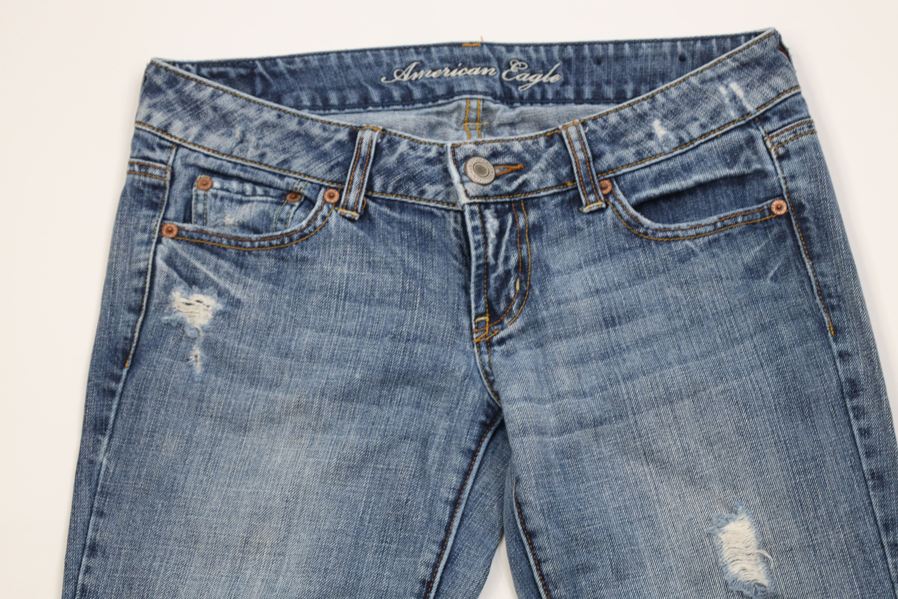 American Eagle Outfitters Vintage Y2K American Eagle Favorite Boyfriend Denim Jeans Size 27" / US 4 / IT 40 - 2 Thumbnail