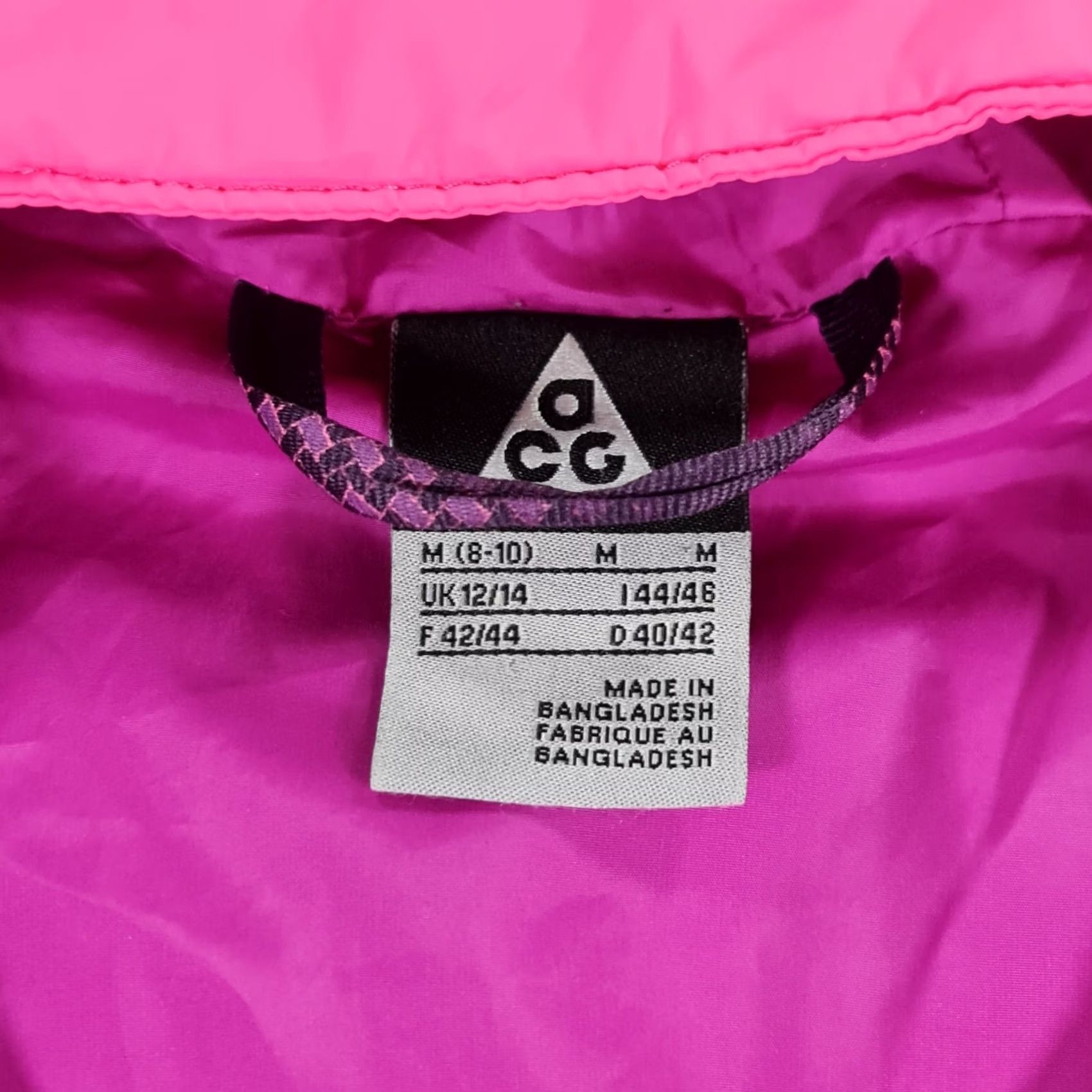 Nike ACG Nike ACG Jacket Womens Pink Medium Down Fill 550 Hooded Padded Vintage Regular Size M Zip Pocket Orange? Size M / US 6-8 / IT 42-44 - 3 Thumbnail