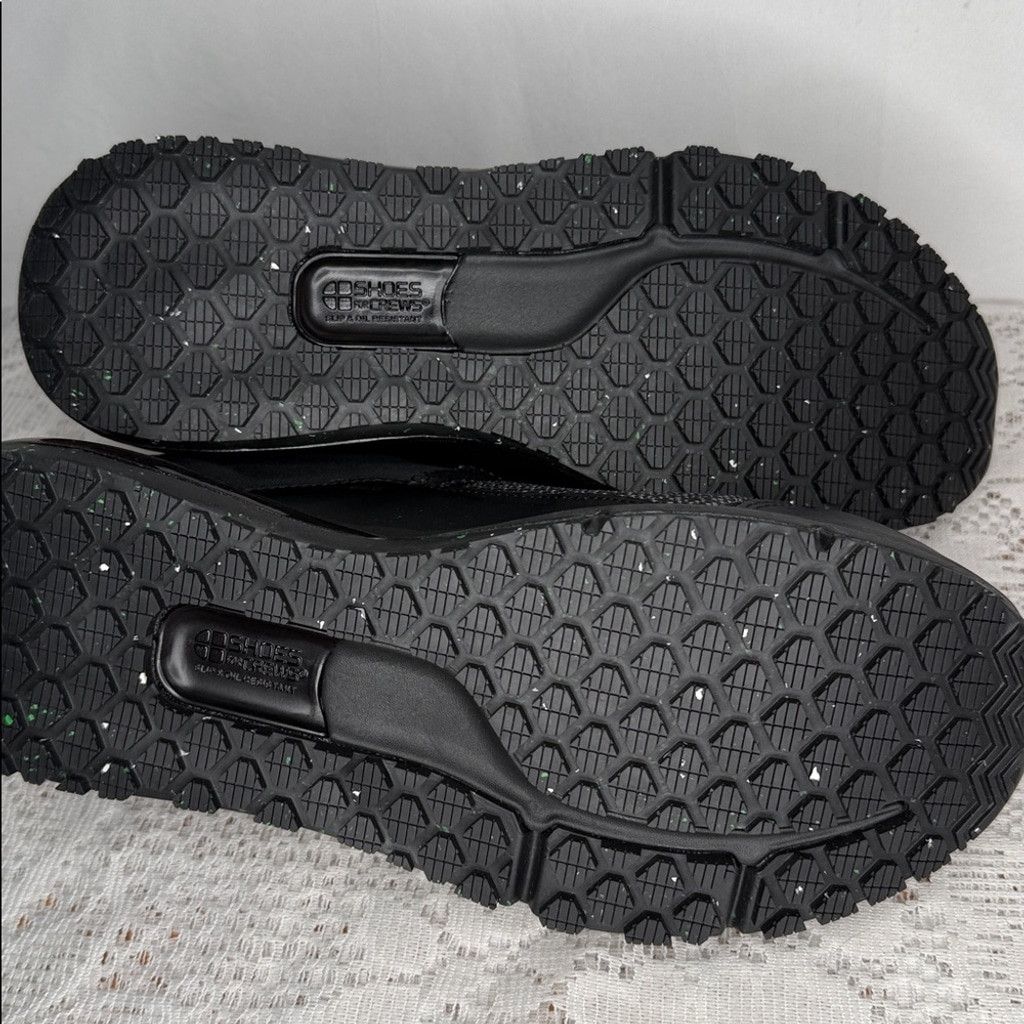 The Unbranded Brand NWOT Shoes for Crews Gia ECO NCT safety toe black shoes sz 9 Size US 9 / IT 39 - 7 Thumbnail
