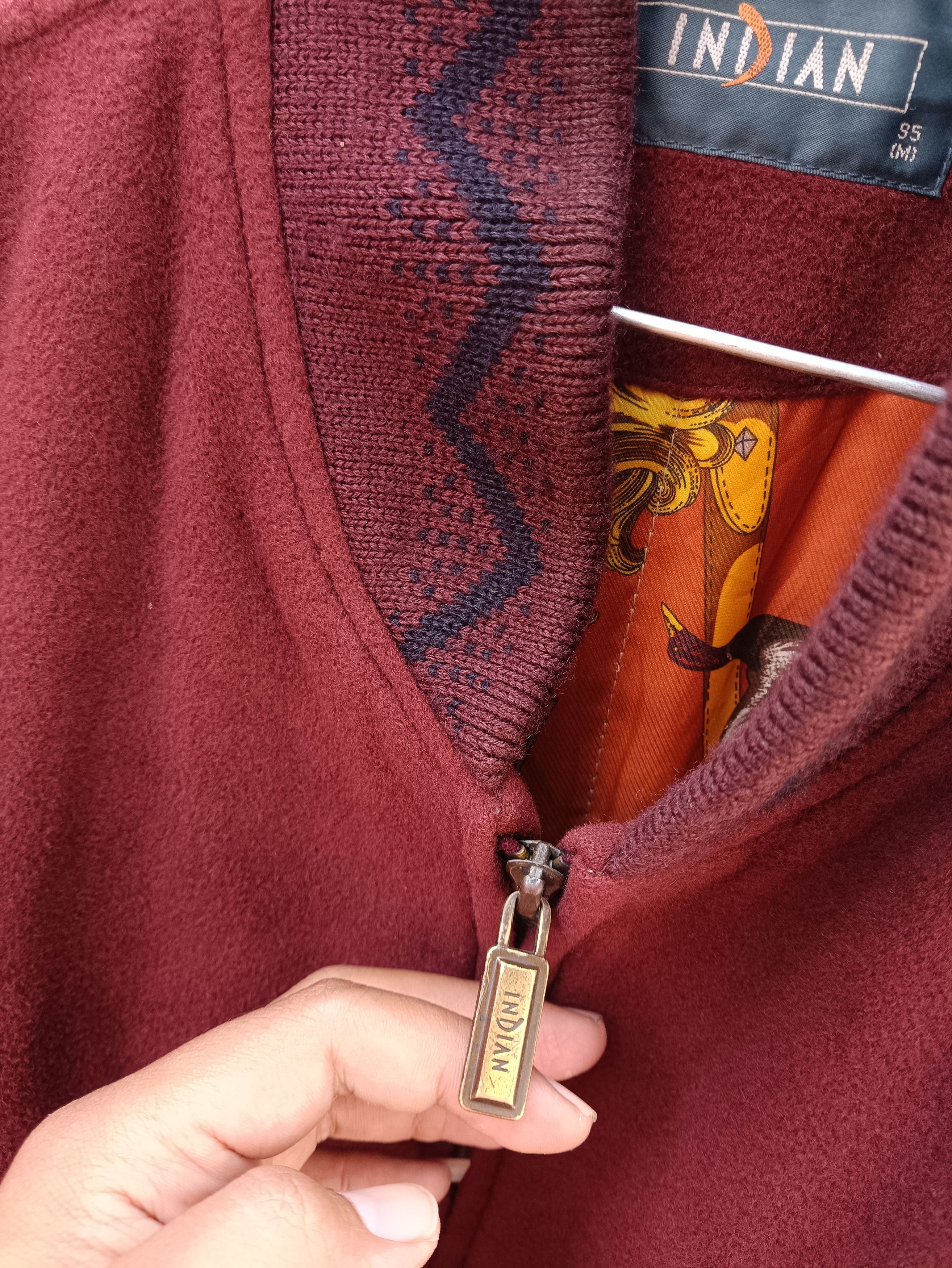Other Indian wool vintage Jacket Maroon Size US M / EU 48-50 / 2 - 5 Thumbnail