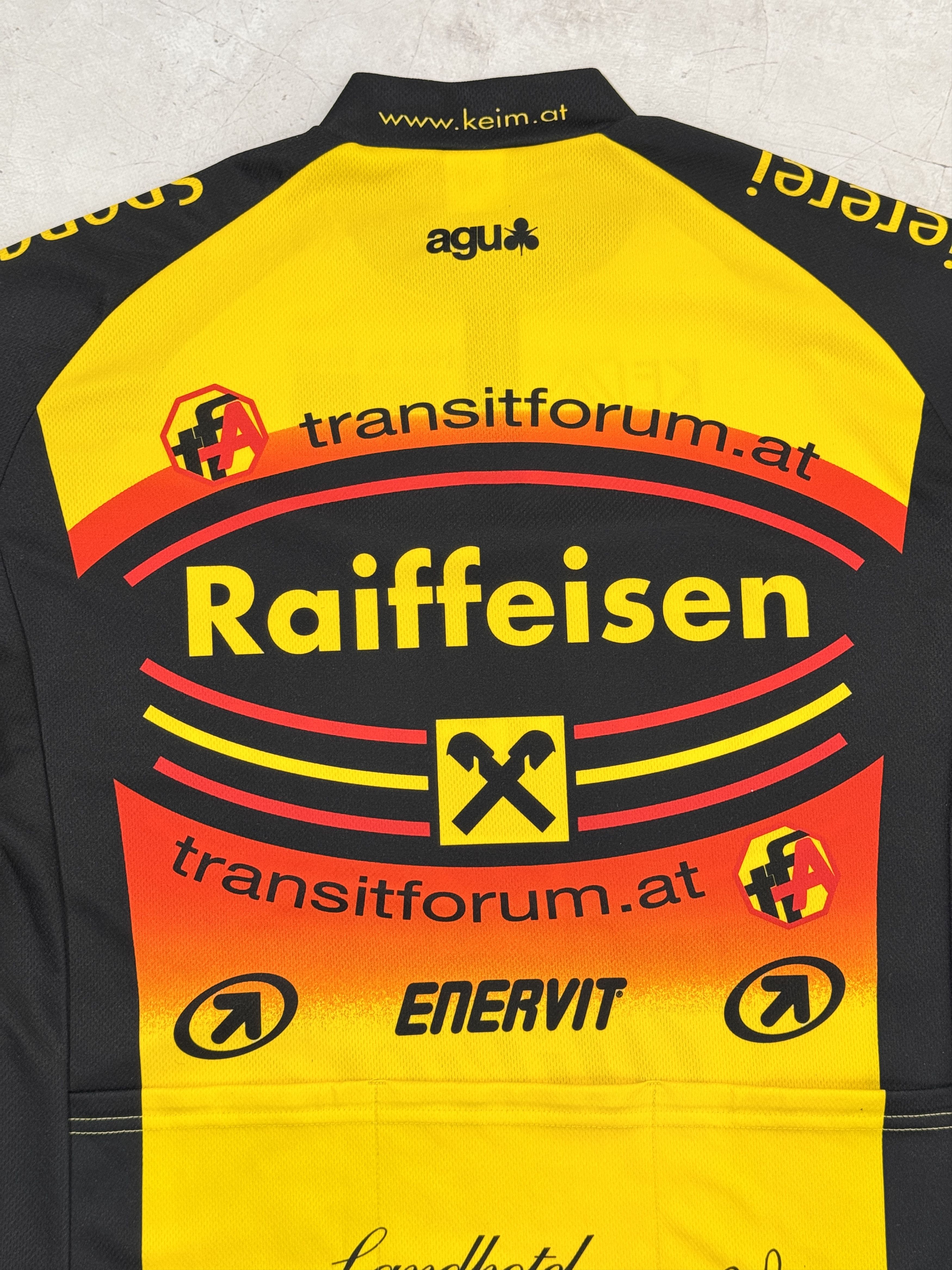 Sports Specialties Vintage Agu Wilier Triestina Raiffeisen Posch Cycling Jersey Size US M / EU 48-50 / 2 - 18 Thumbnail