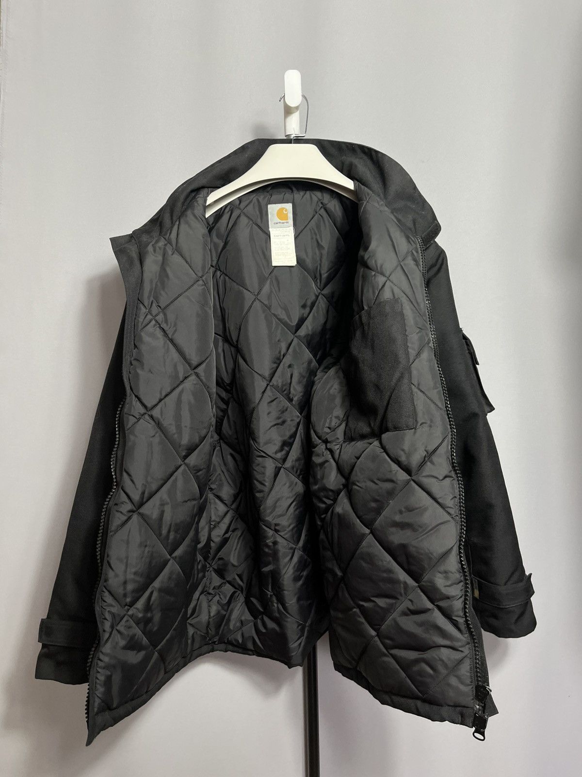 Carhartt Vintage Carhartt Cordura Cargo pockets parka jacket black Size US XL / EU 56 / 4 - 12 Thumbnail