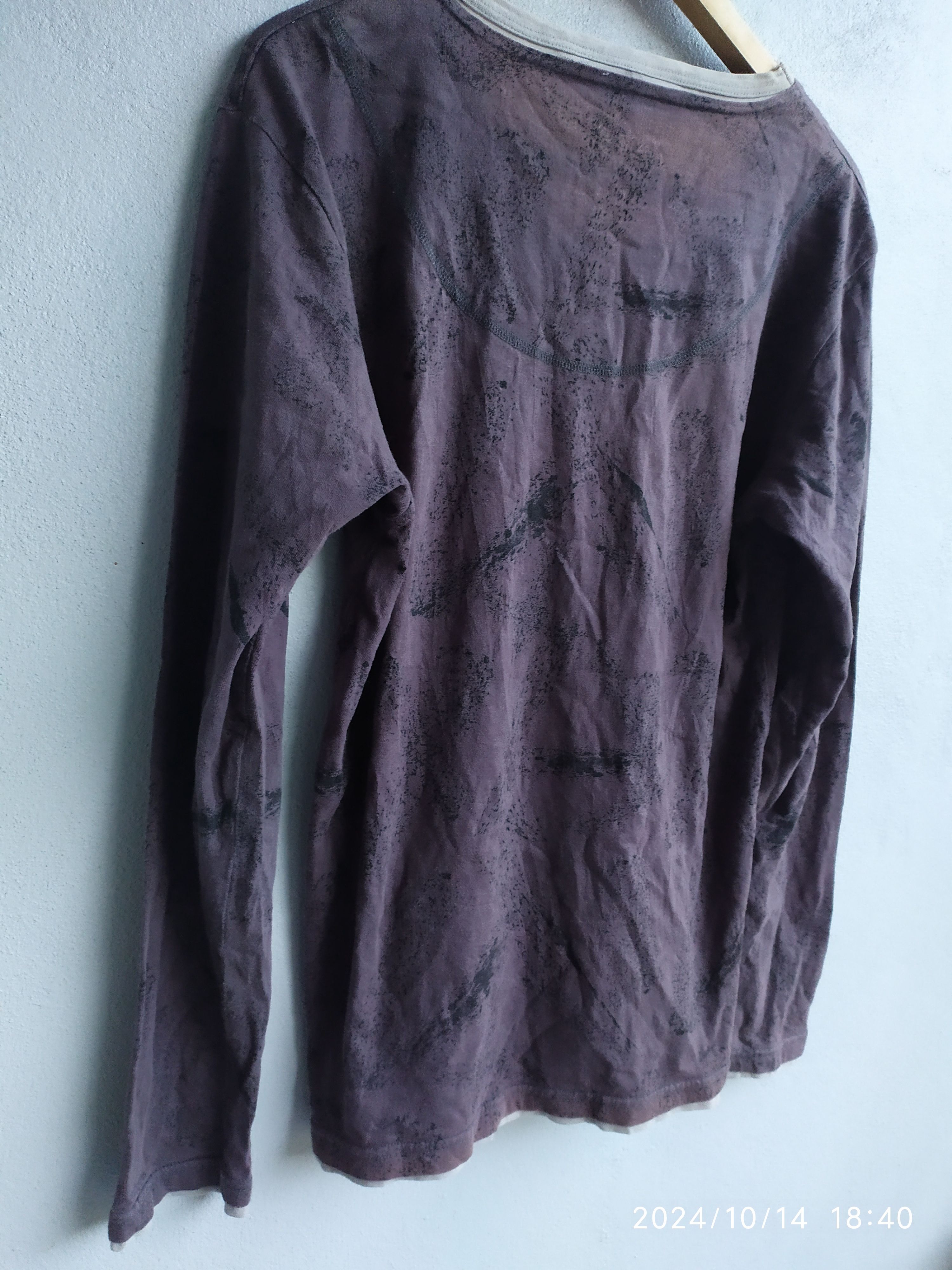 If Six Was Nine × Japanese Brand × KMRii Japanese Brand Beaumere Laces Poem Long Sleeve Size US L / EU 52-54 / 3 - 4 Thumbnail