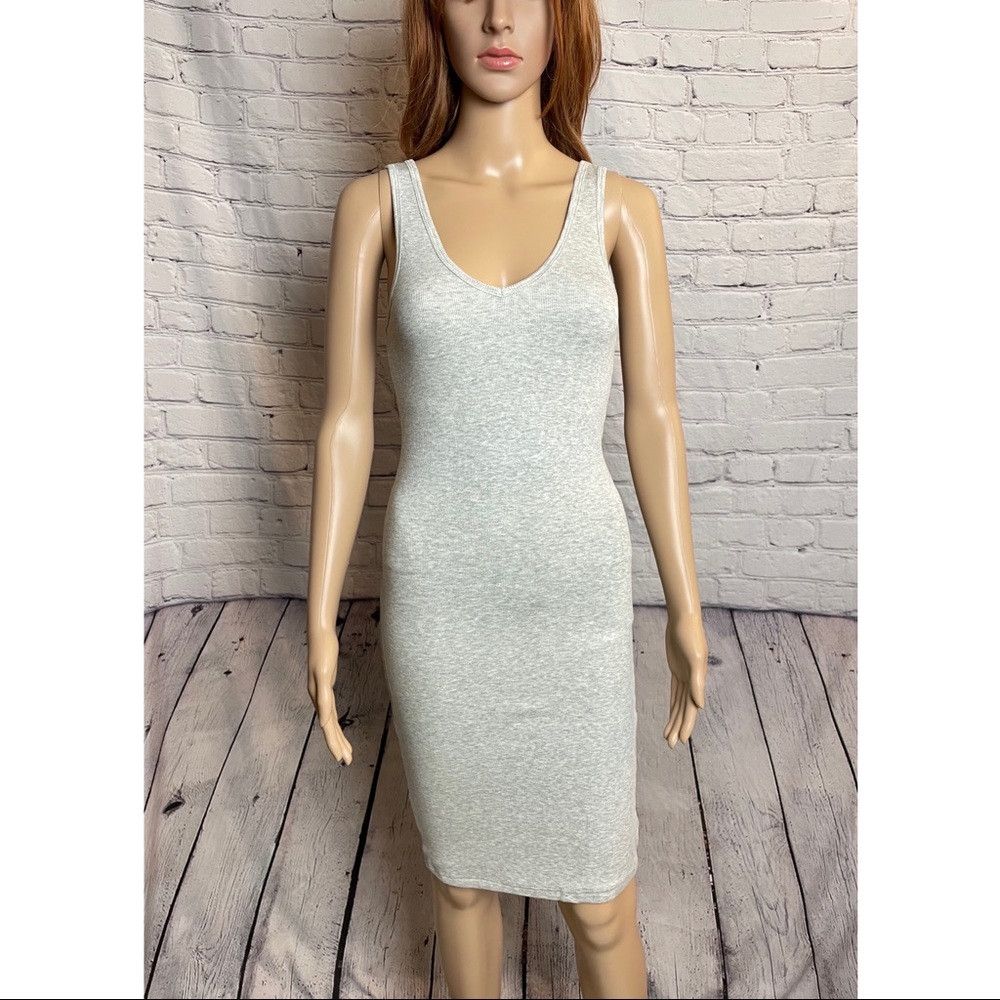 Other New Olivaceous Bodycon Midi Dress Grey Size S Size S / US 4 / IT 40 - 1 Thumbnail