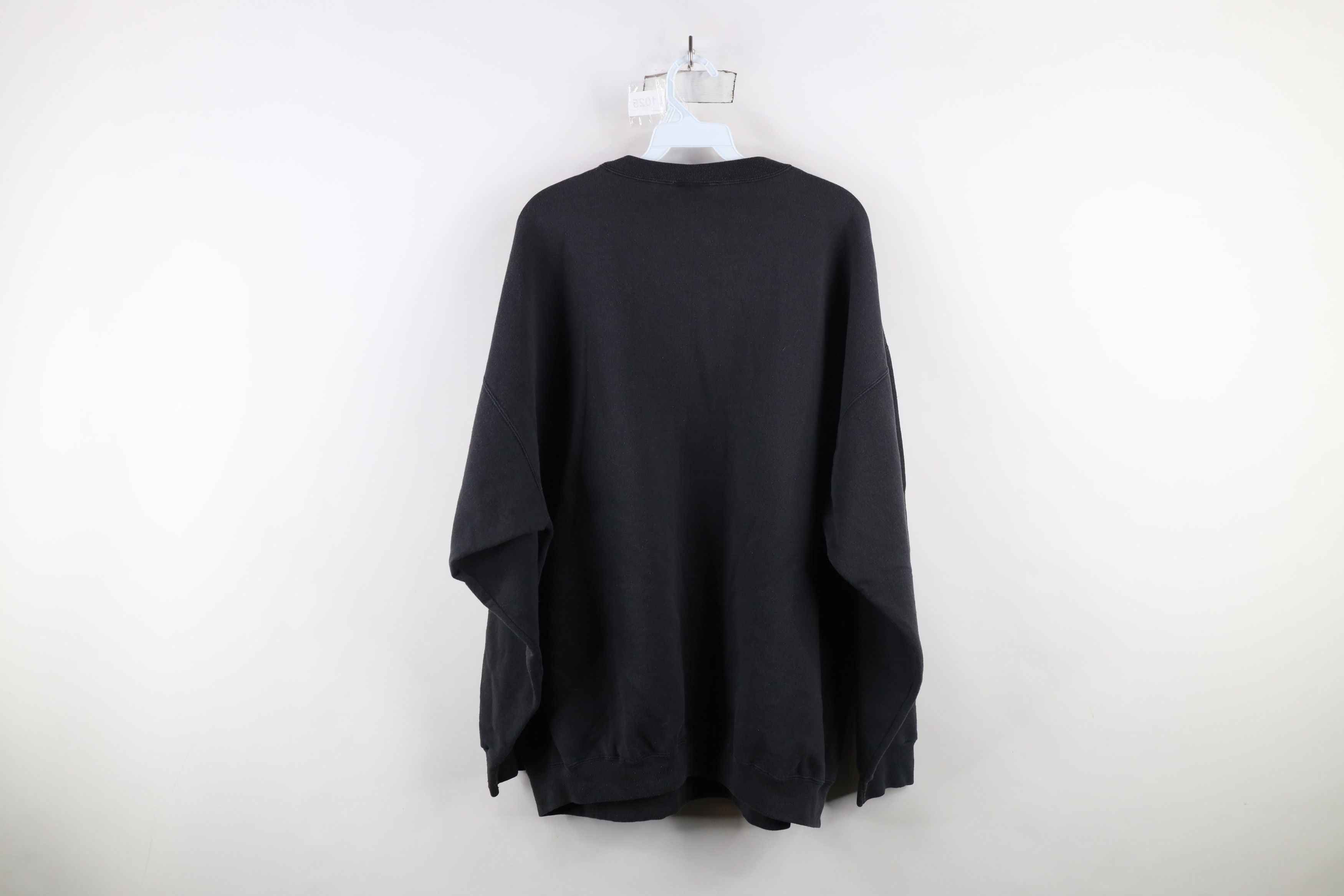 Vintage Vintage 90s Spell Land of Liberty USA Flag Sweatshirt Black Size US XXL / EU 58 / 5 - 8 Thumbnail