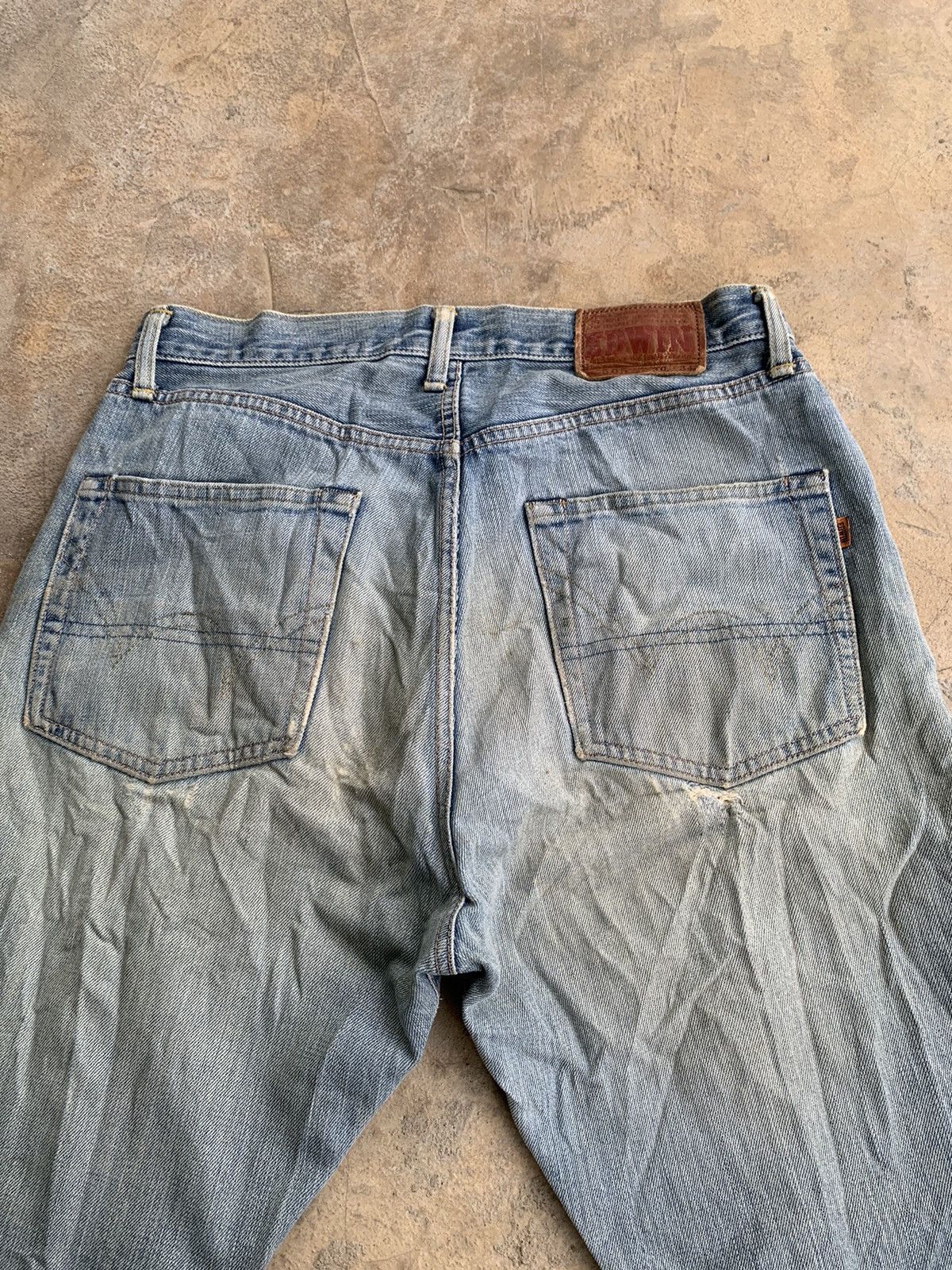 Edwin × Vintage Vintage Edwin 505 Selvedge Japanese Distressed Denim Size US 32 / EU 48 - 16 Thumbnail