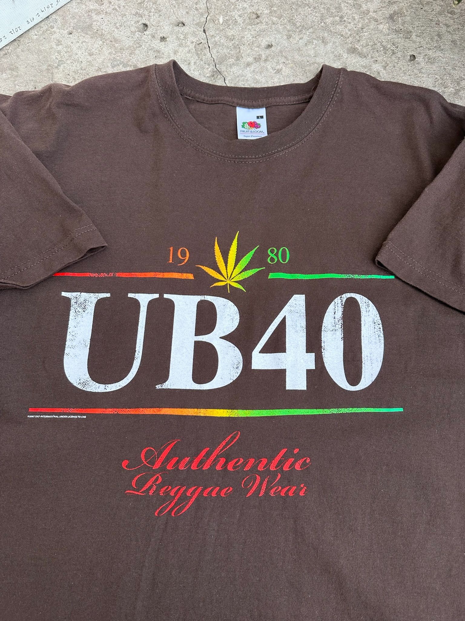 Band Tees UB40 T-Shirt weed marijuana reggae Size US L / EU 52-54 / 3 - 1 Thumbnail