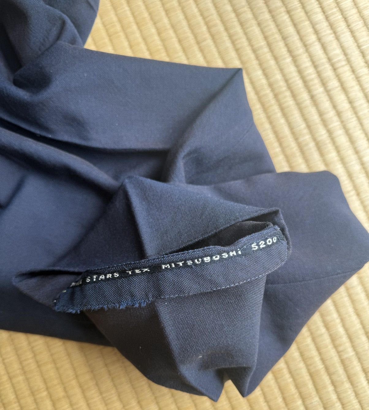 Other Japanese Vintage Navy Wool Slacks Three Stars Tex Mitsuboshi Size US 32 / EU 48 - 9 Thumbnail