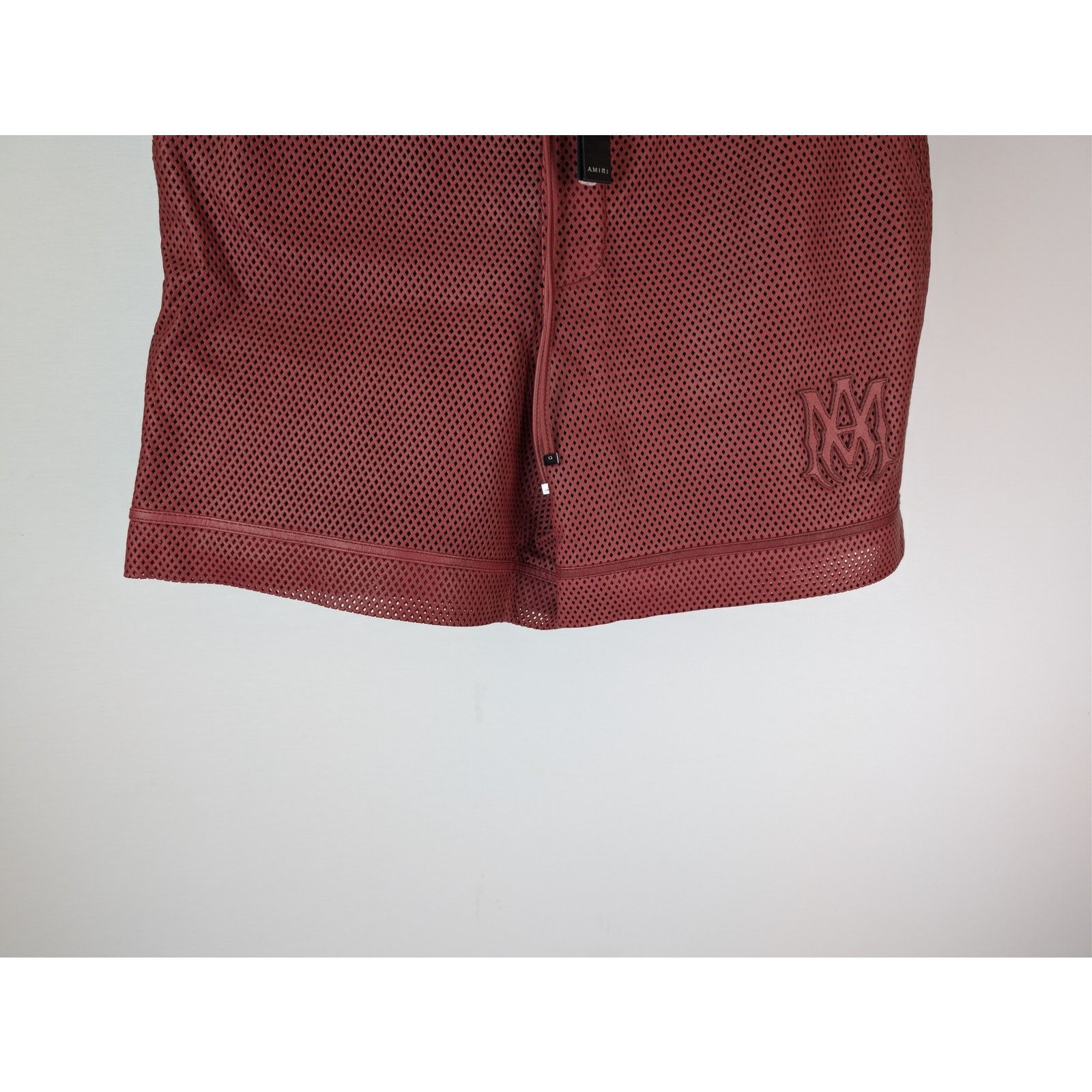 Amiri o1rshd1 MA Perforated Leather Shorts in Sun Dried Tomato Size US 32 / EU 48 - 4 Thumbnail